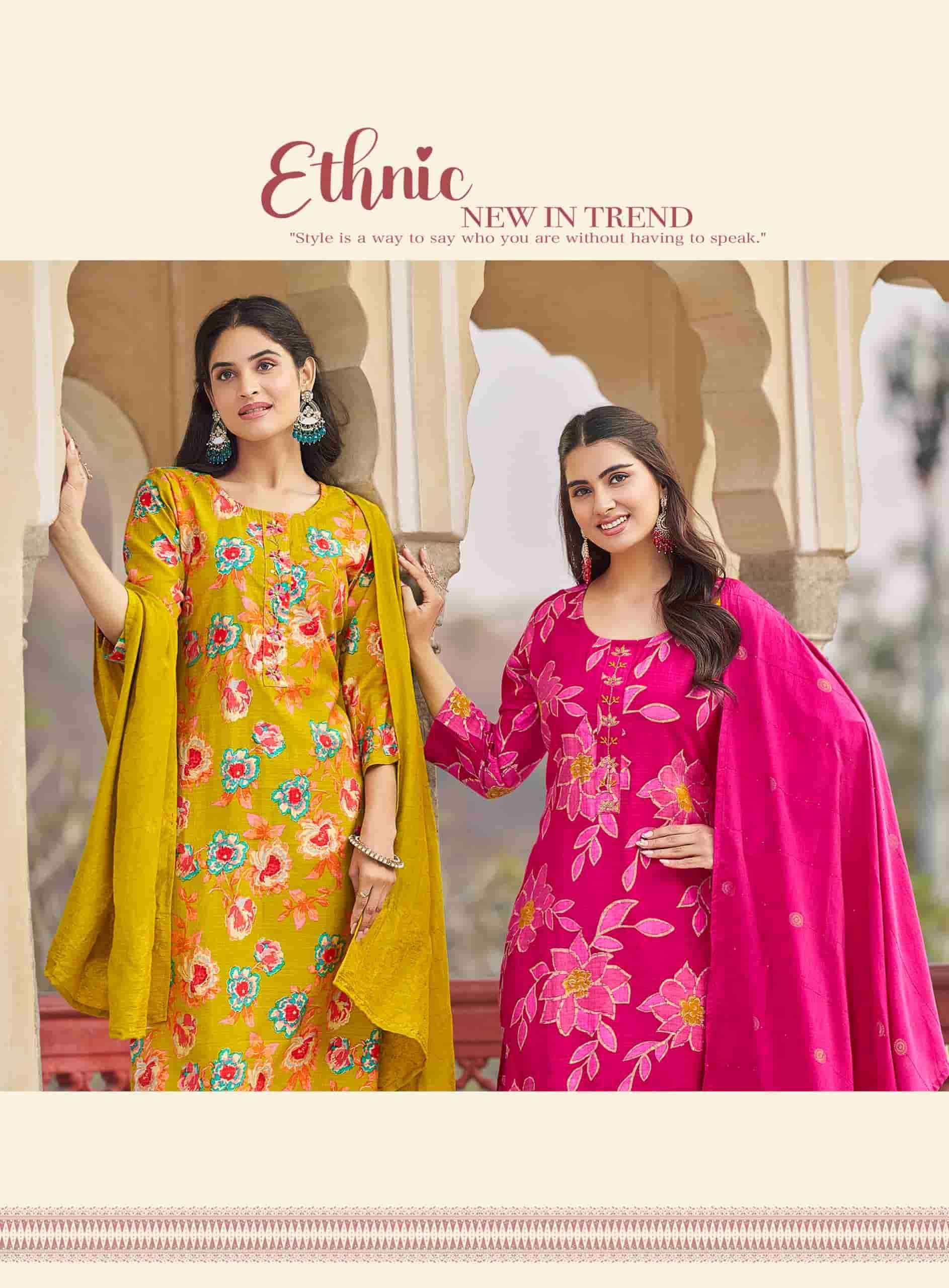 Radhika Lifestyle Alexa Vol 7 Premium Top Bottom Dupatta Set Wholesale Rate ( 8 Pcs Catalog )