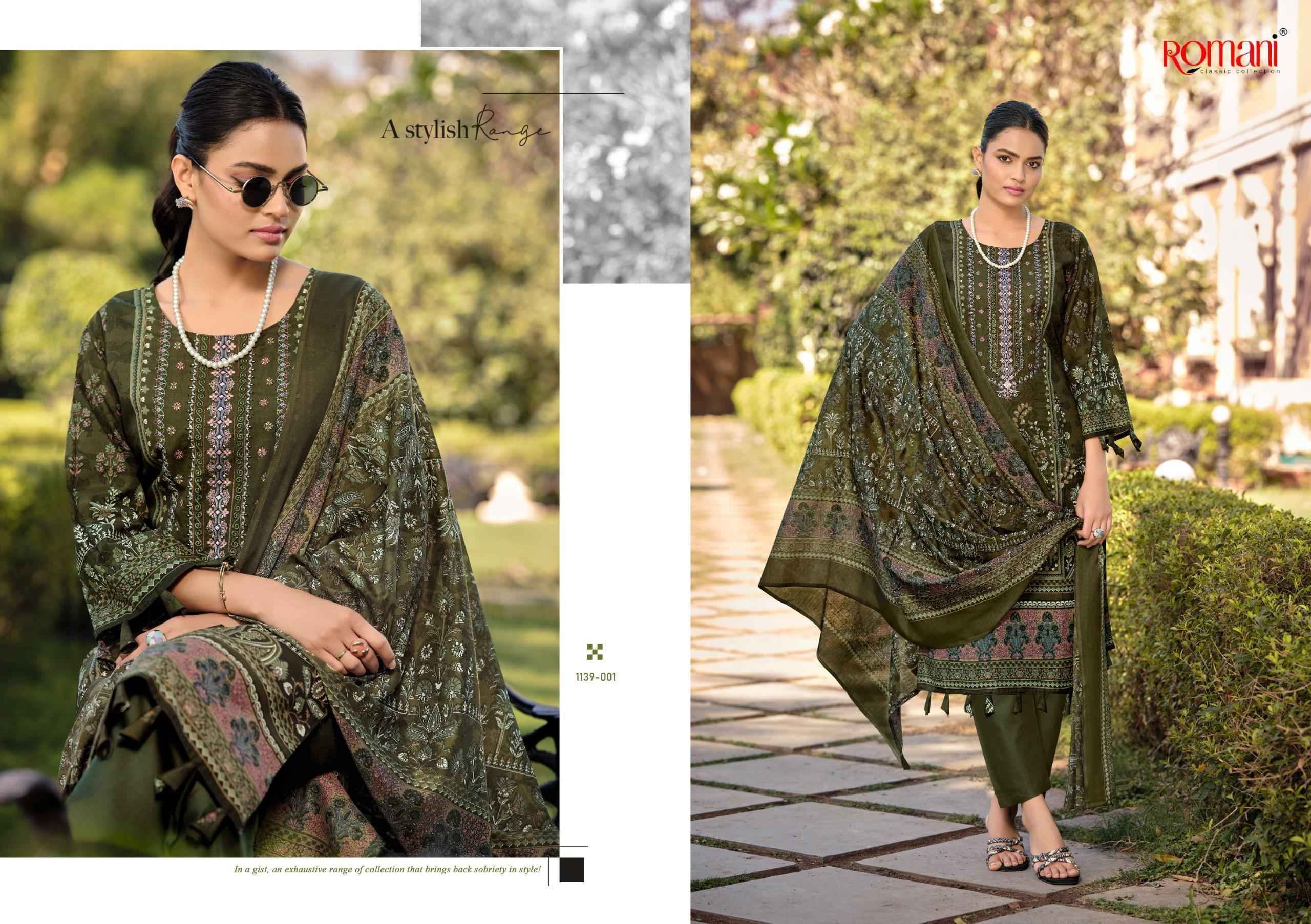 Romani Bin Kareem Vol 3 Cotton Salwar Kameez Wholesale Rate ( 8 Pcs Catalog )