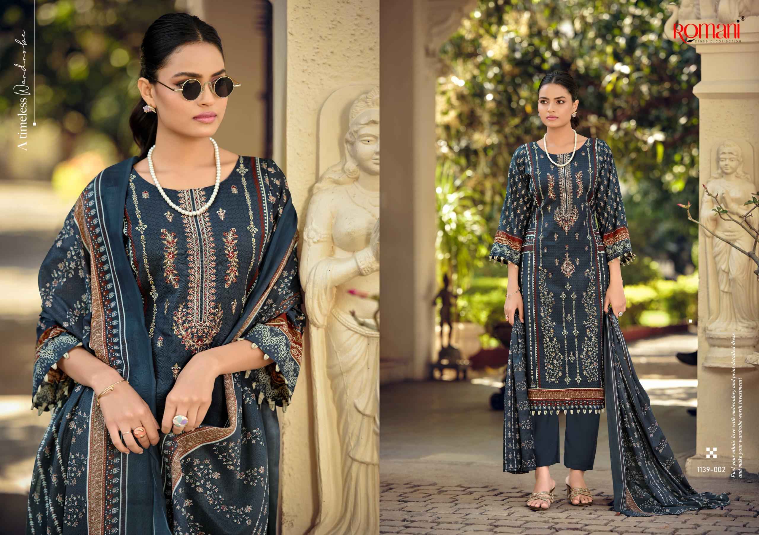 Romani Bin Kareem Vol 3 Cotton Salwar Kameez Wholesale Rate ( 8 Pcs Catalog )