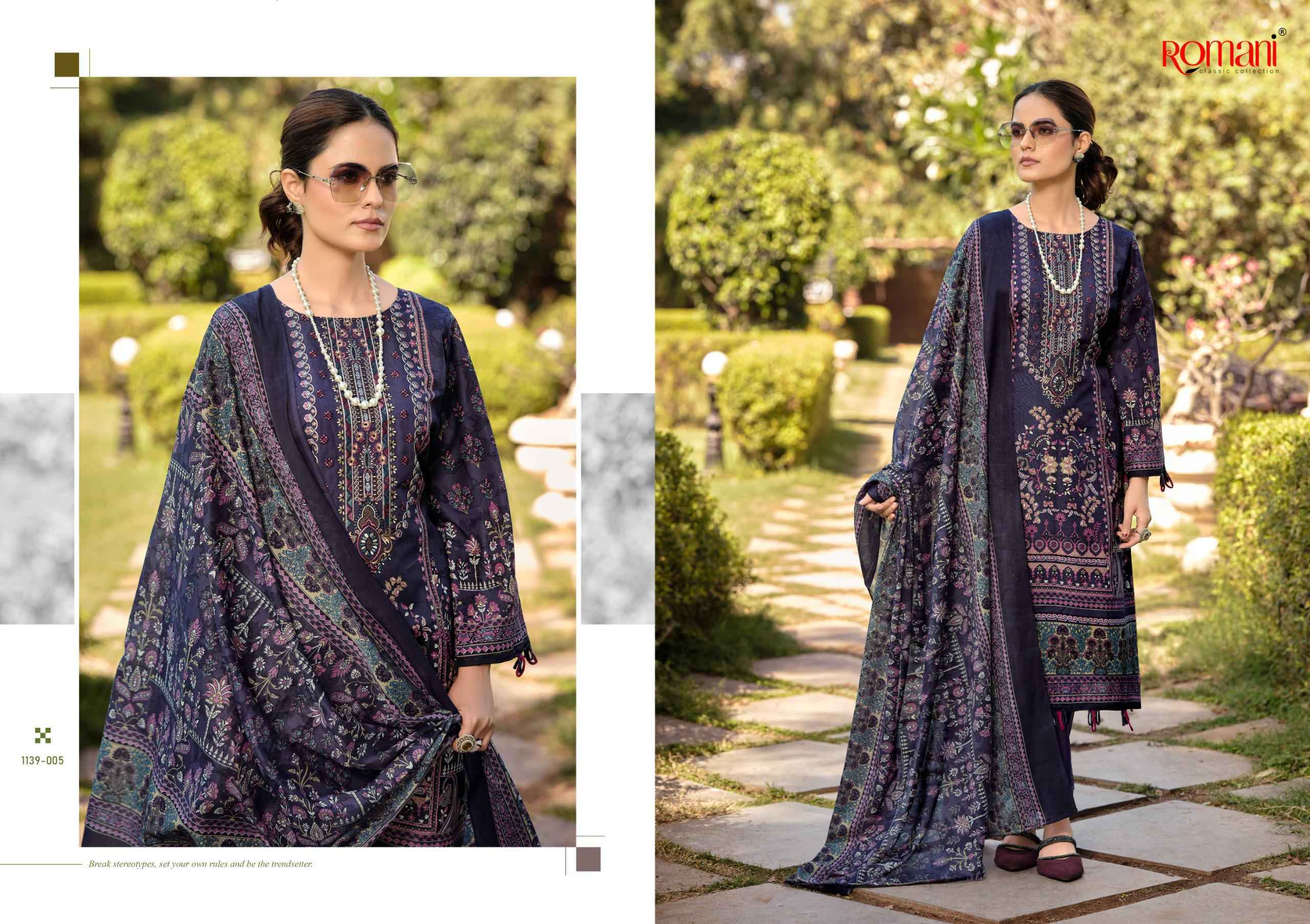 Romani Bin Kareem Vol 3 Cotton Salwar Kameez Wholesale Rate ( 8 Pcs Catalog )