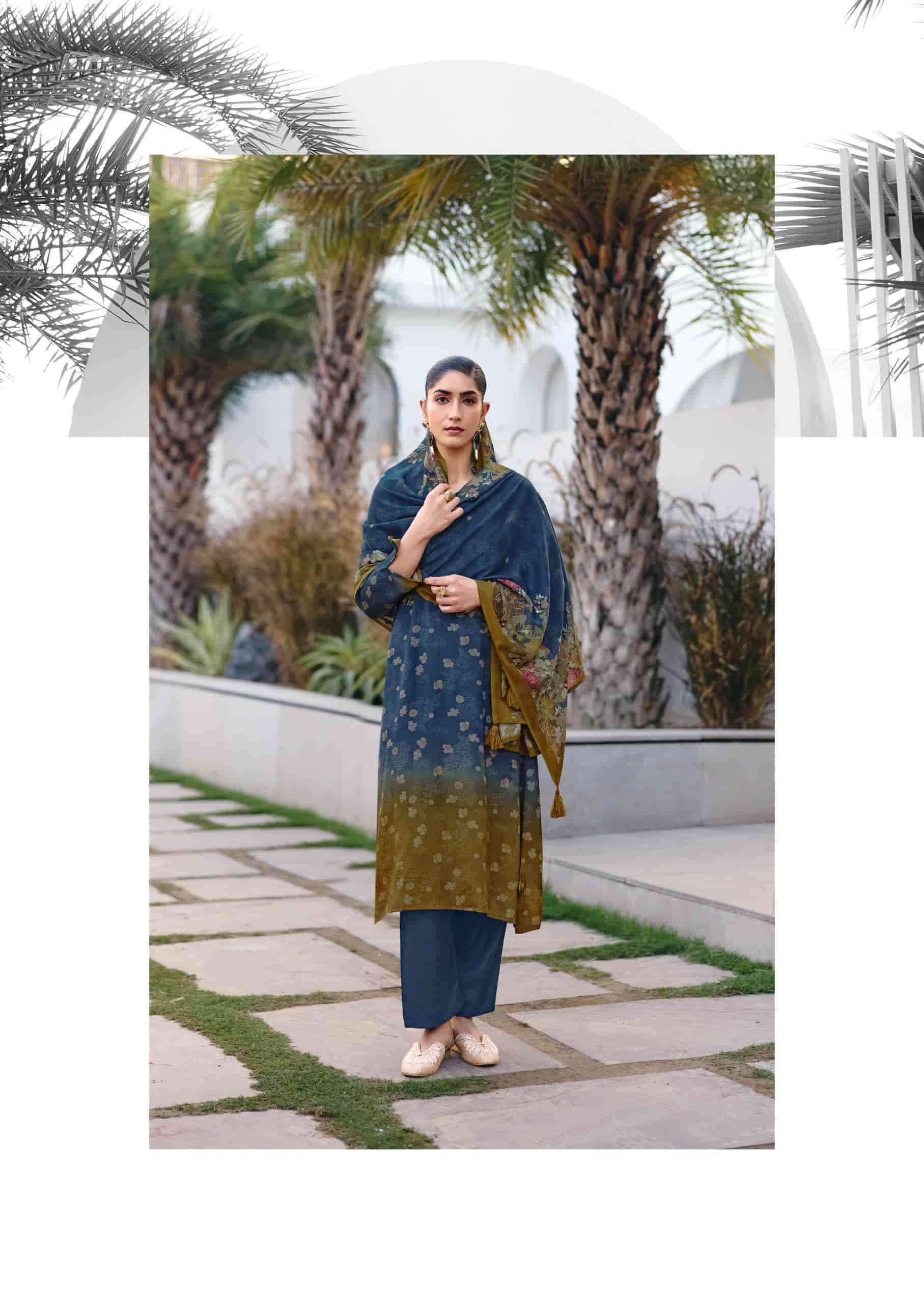 Sadhana Fashion Ether Muslin Silk Suits Latest Catalogue Wholesale Price ( 6 Pcs Catalogue )