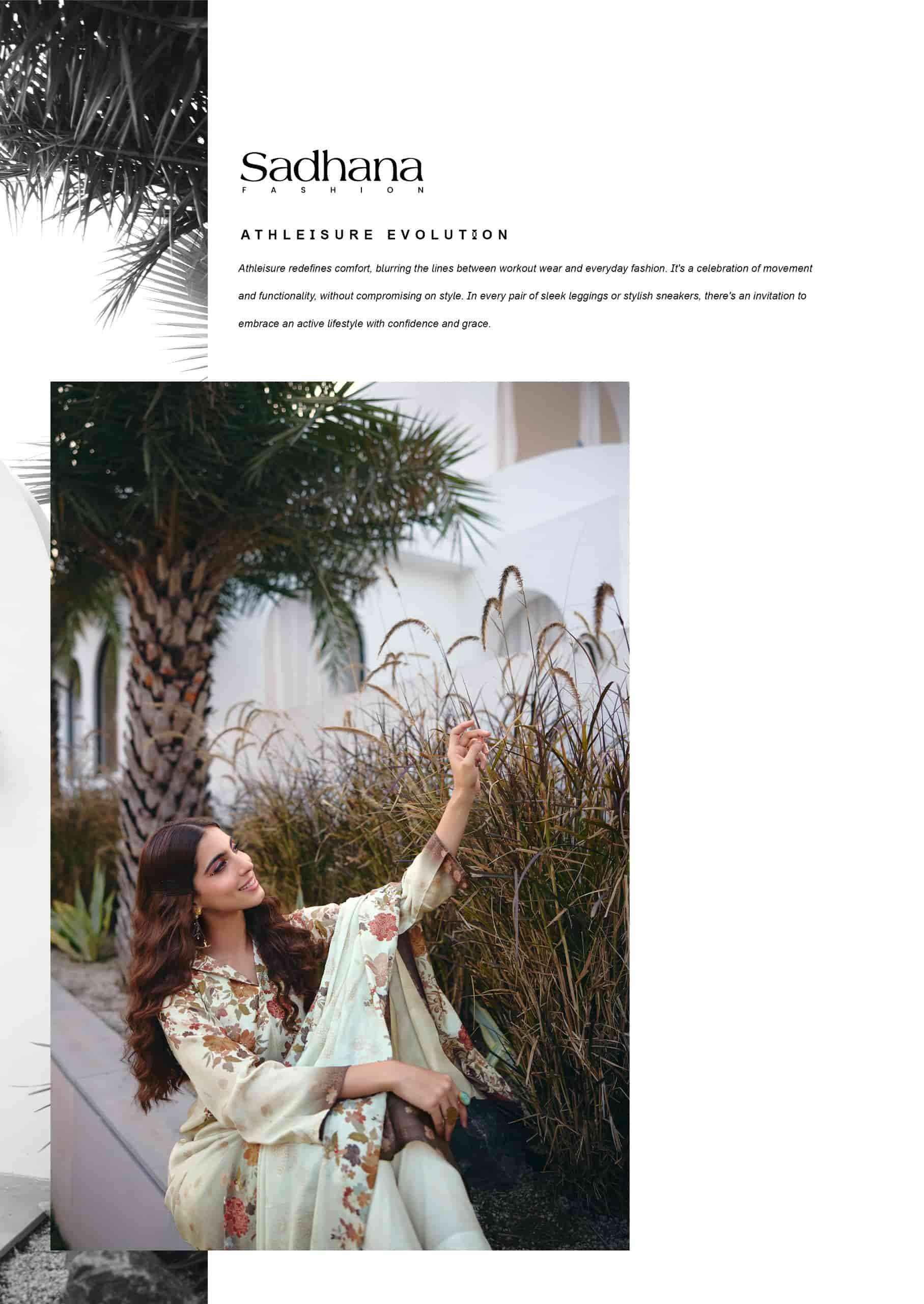 Sadhana Fashion Ether Muslin Silk Suits Latest Catalogue Wholesale Price ( 6 Pcs Catalogue )