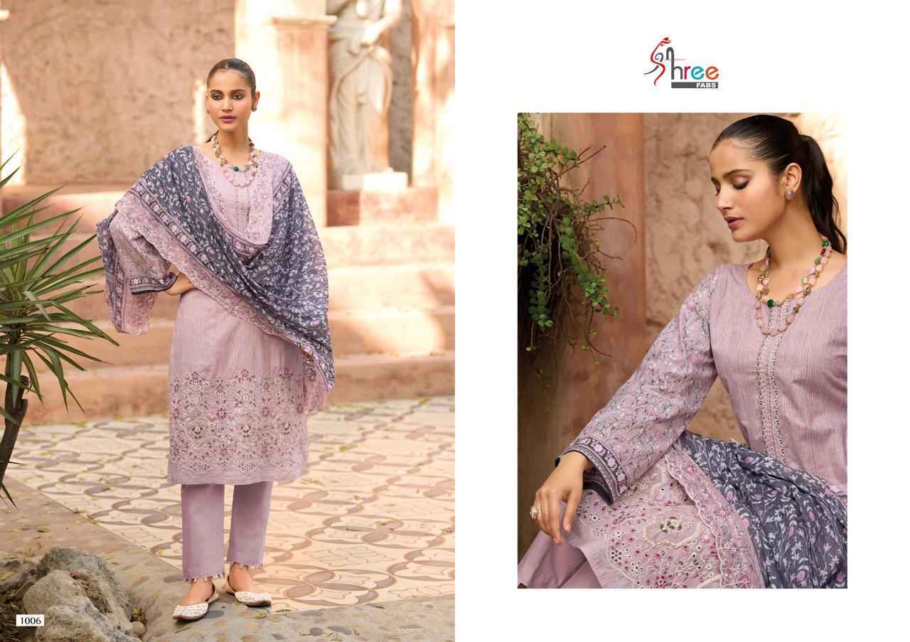 Shree Fabs Bin Saeed Lawn Collection Vol 25 Cotton Salwar Kameez Wholesale Rate ( 6 Pcs Catalog )