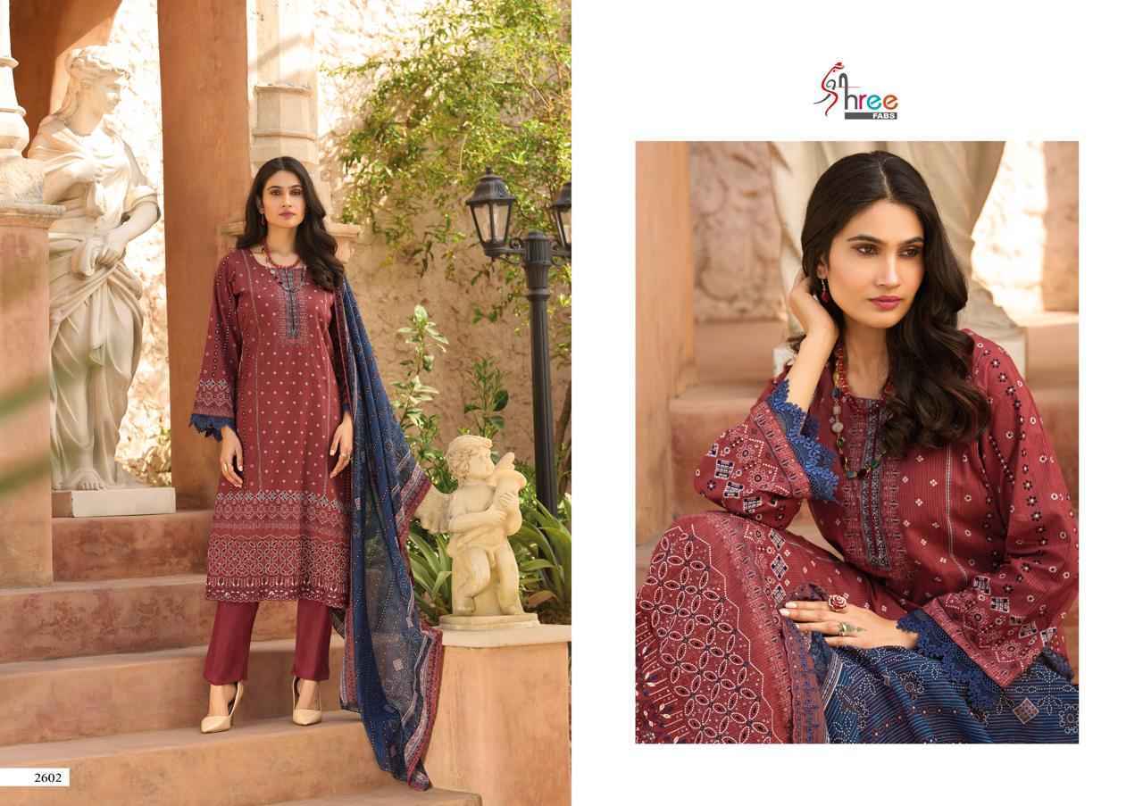 Shree Fabs Bin Saeed Lawn Collection Vol 26 Cotton Dress Material Wholesale Price ( 6 pcs Catalogue )