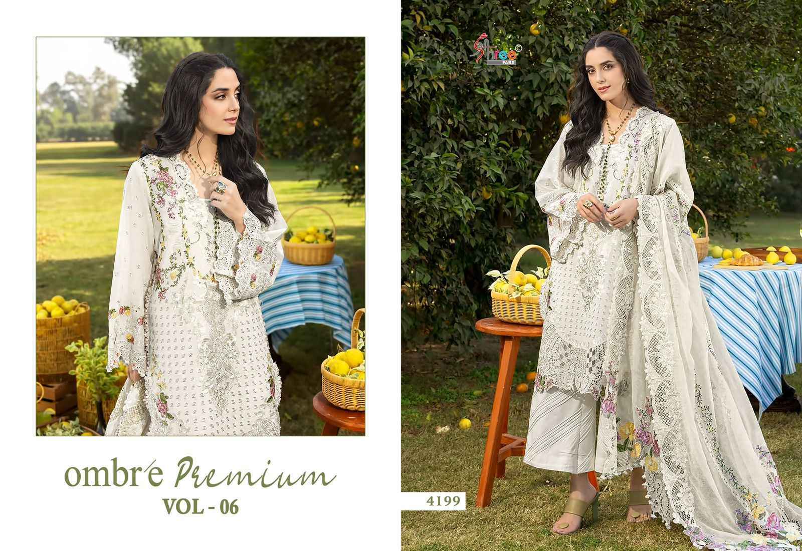 Shree Fabs Ombre Premium Vol 6 Cotton Dress Material Wholesale Price ( 6 pcs Catalogue )
