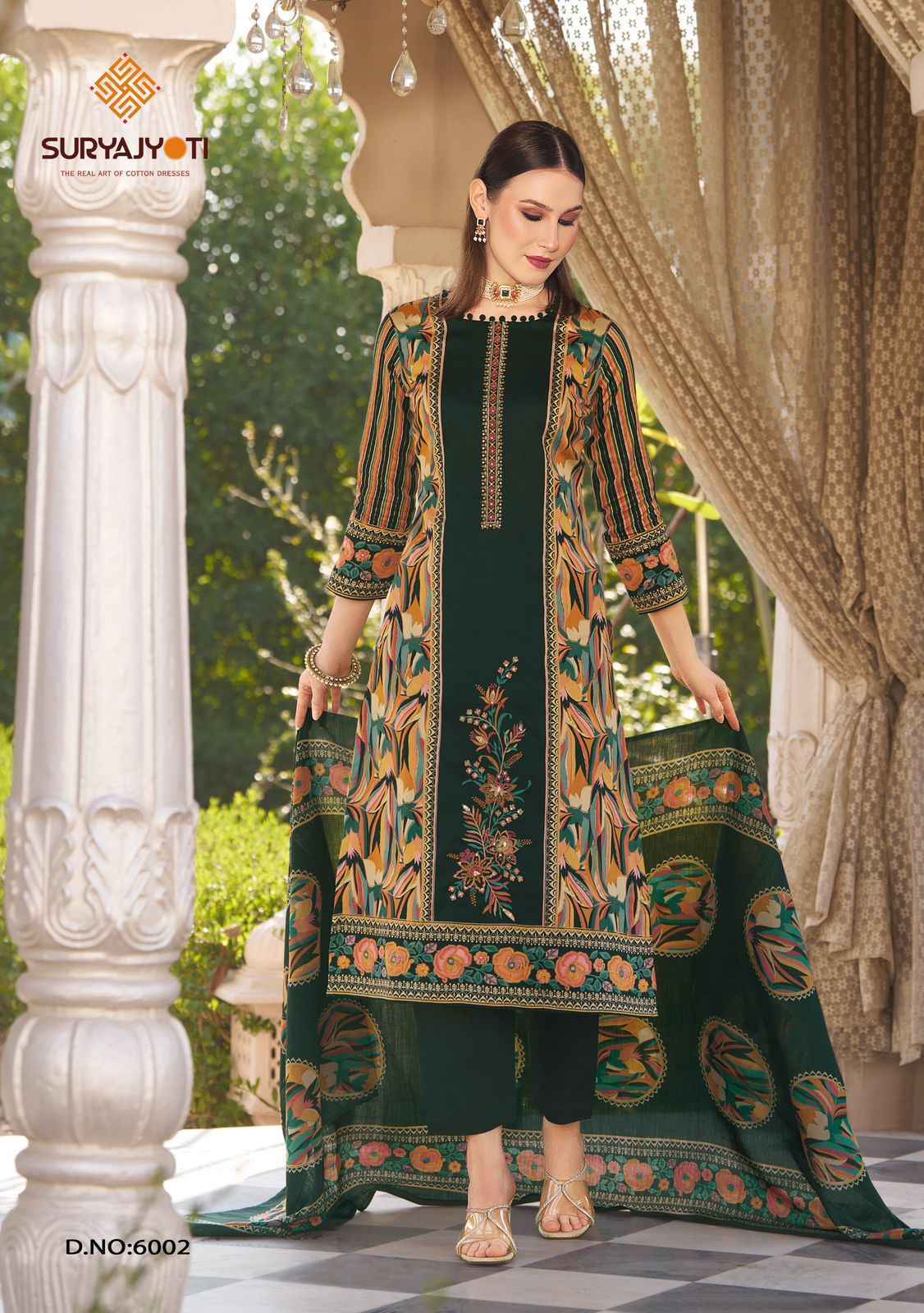 Suryajyoti Kaamini Vol 6 Jam Satin Salwar Kameez Wholesale Rate ( 6 Pcs Catalog )