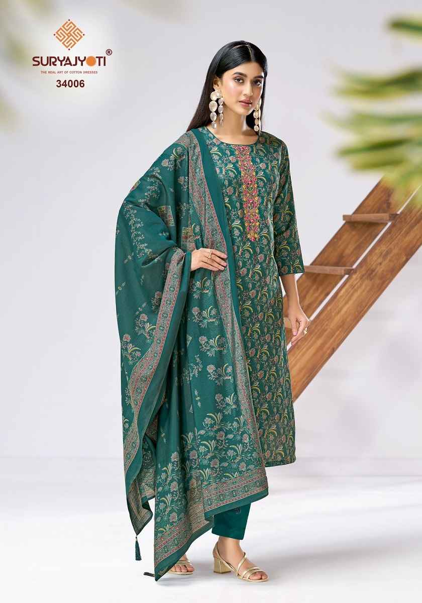 Suryajyoti Kalki Vol 34 Jam Satin Salwar Kameez Wholesale Rate ( 8 Pcs Catalog )