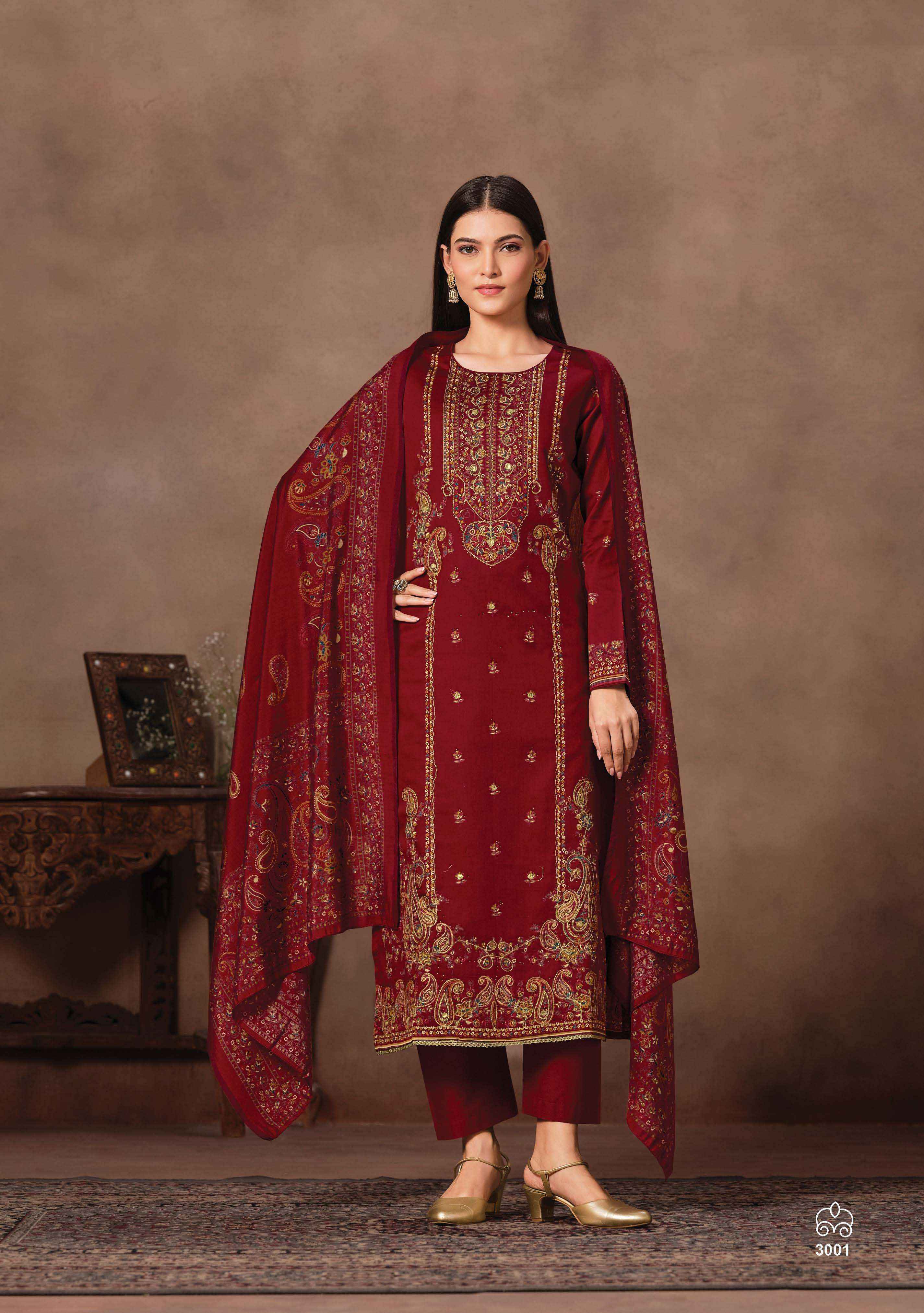 Suryajyoti Kamila Vol 3 Jam Satin Salwar Kameez Wholesale Rate ( 6 Pcs Catalog )