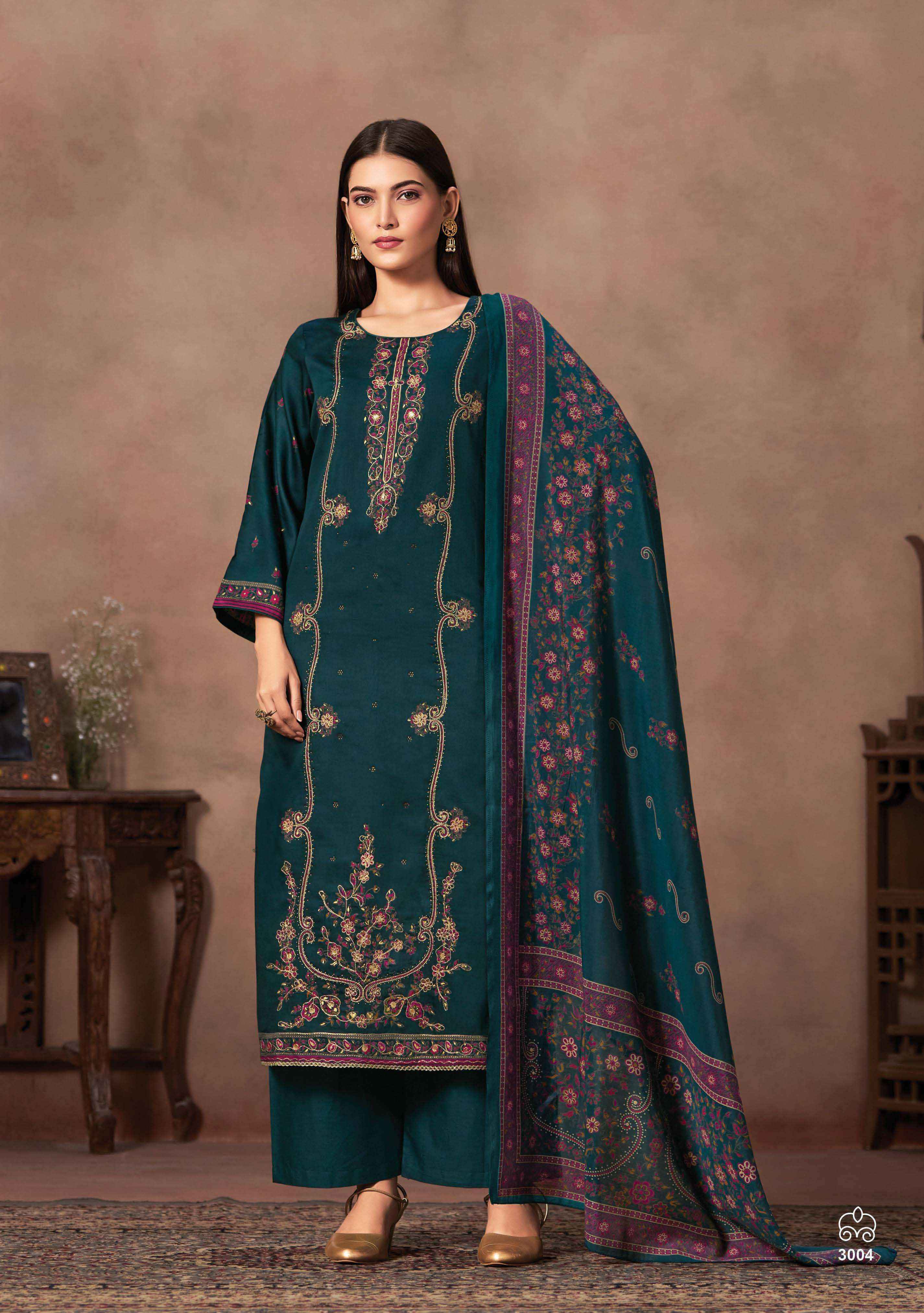 Suryajyoti Kamila Vol 3 Jam Satin Salwar Kameez Wholesale Rate ( 6 Pcs Catalog )