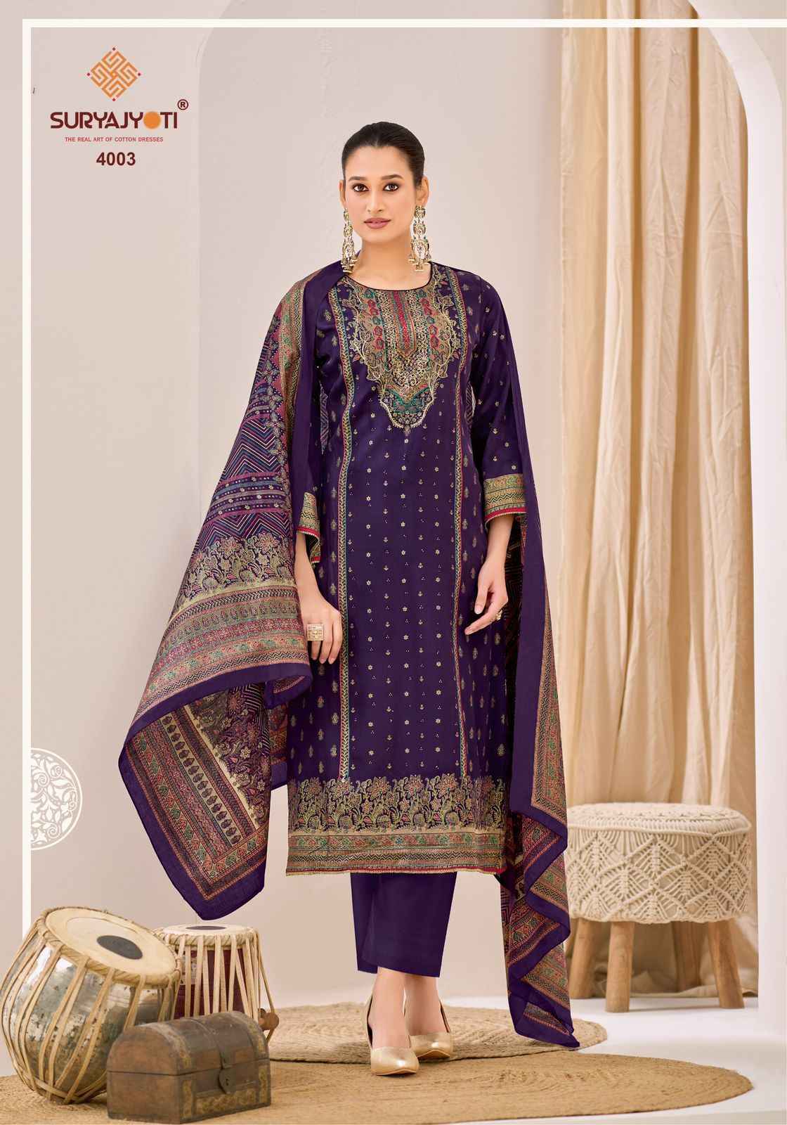 Suryajyoti Komal Vol 3 Modal Salwar Kameez Wholesale Rate ( 6 Pcs Catalog )