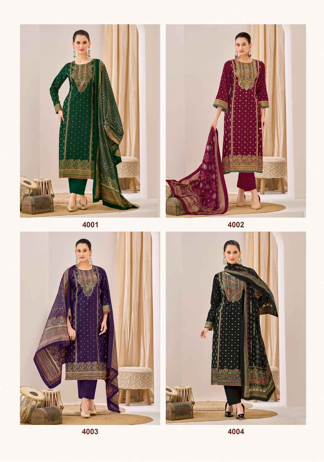 Suryajyoti Komal Vol 3 Modal Salwar Kameez Wholesale Rate ( 6 Pcs Catalog )