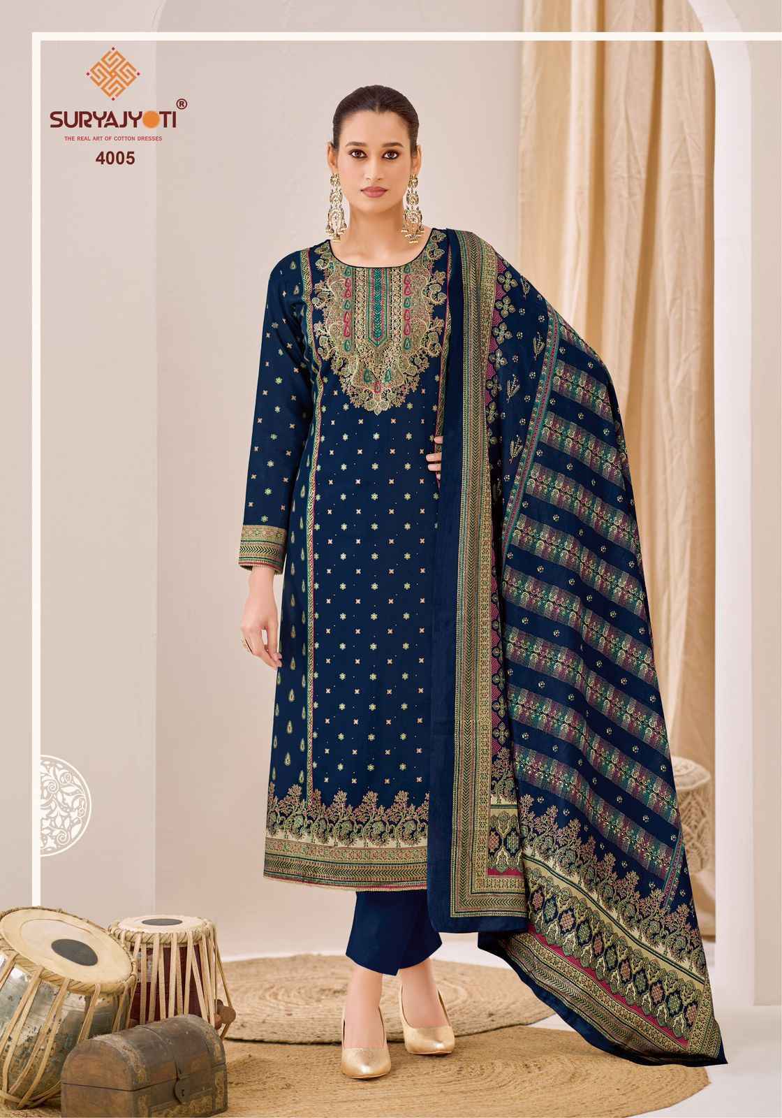 Suryajyoti Komal Vol 3 Modal Salwar Kameez Wholesale Rate ( 6 Pcs Catalog )