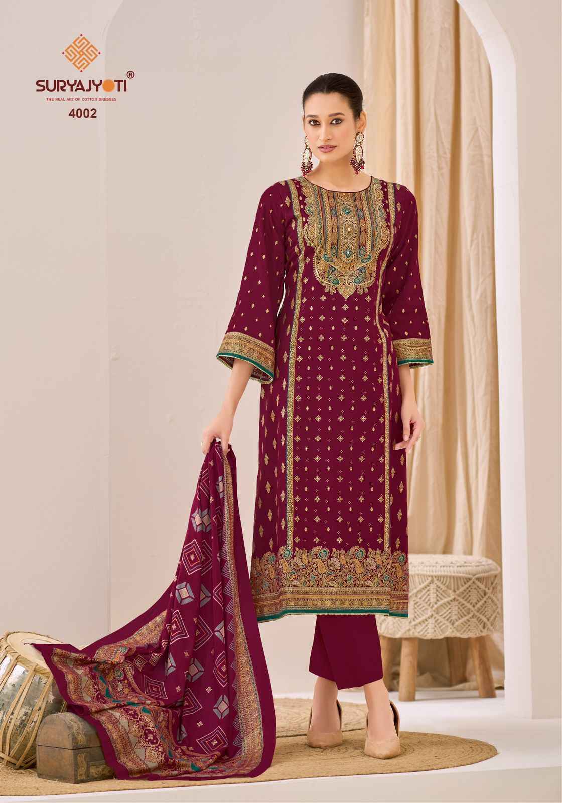 Suryajyoti Komal Vol 3 Modal Salwar Kameez Wholesale Rate ( 6 Pcs Catalog )