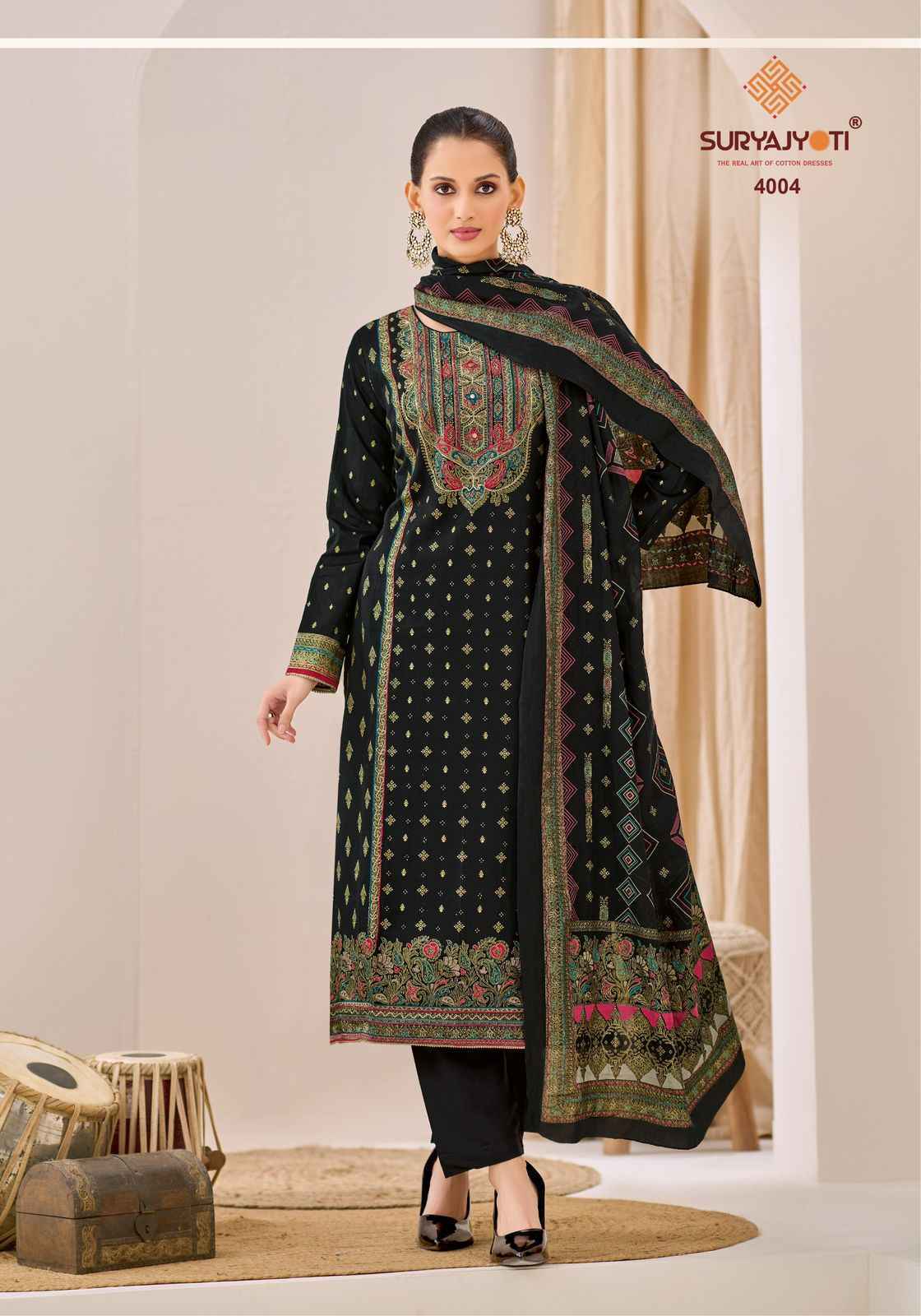 Suryajyoti Komal Vol 3 Modal Salwar Kameez Wholesale Rate ( 6 Pcs Catalog )