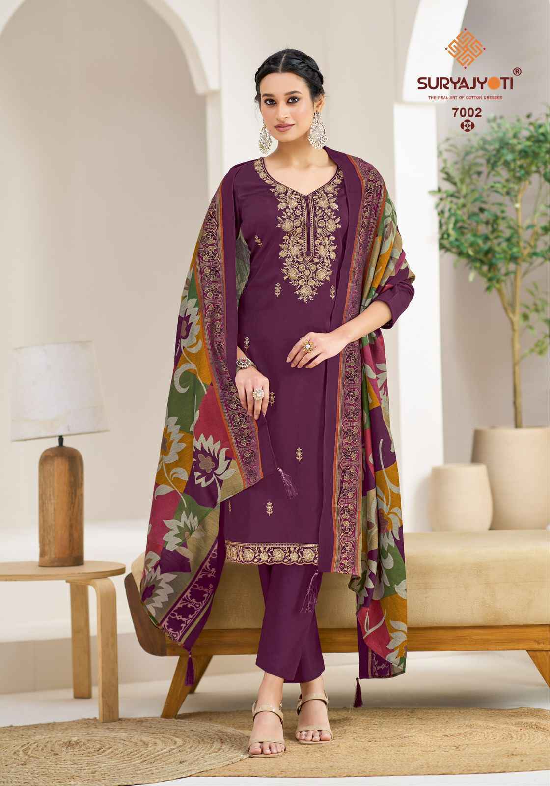 Suryajyoti Pashan Vol 7 Jam Satin Salwar Kameez Wholesale Rate ( 6 Pcs Catalog )