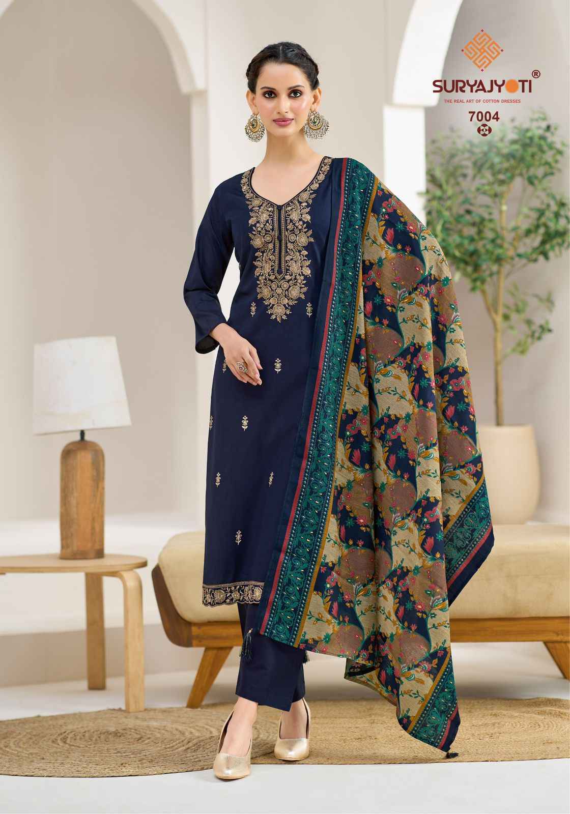 Suryajyoti Pashan Vol 7 Jam Satin Salwar Kameez Wholesale Rate ( 6 Pcs Catalog )