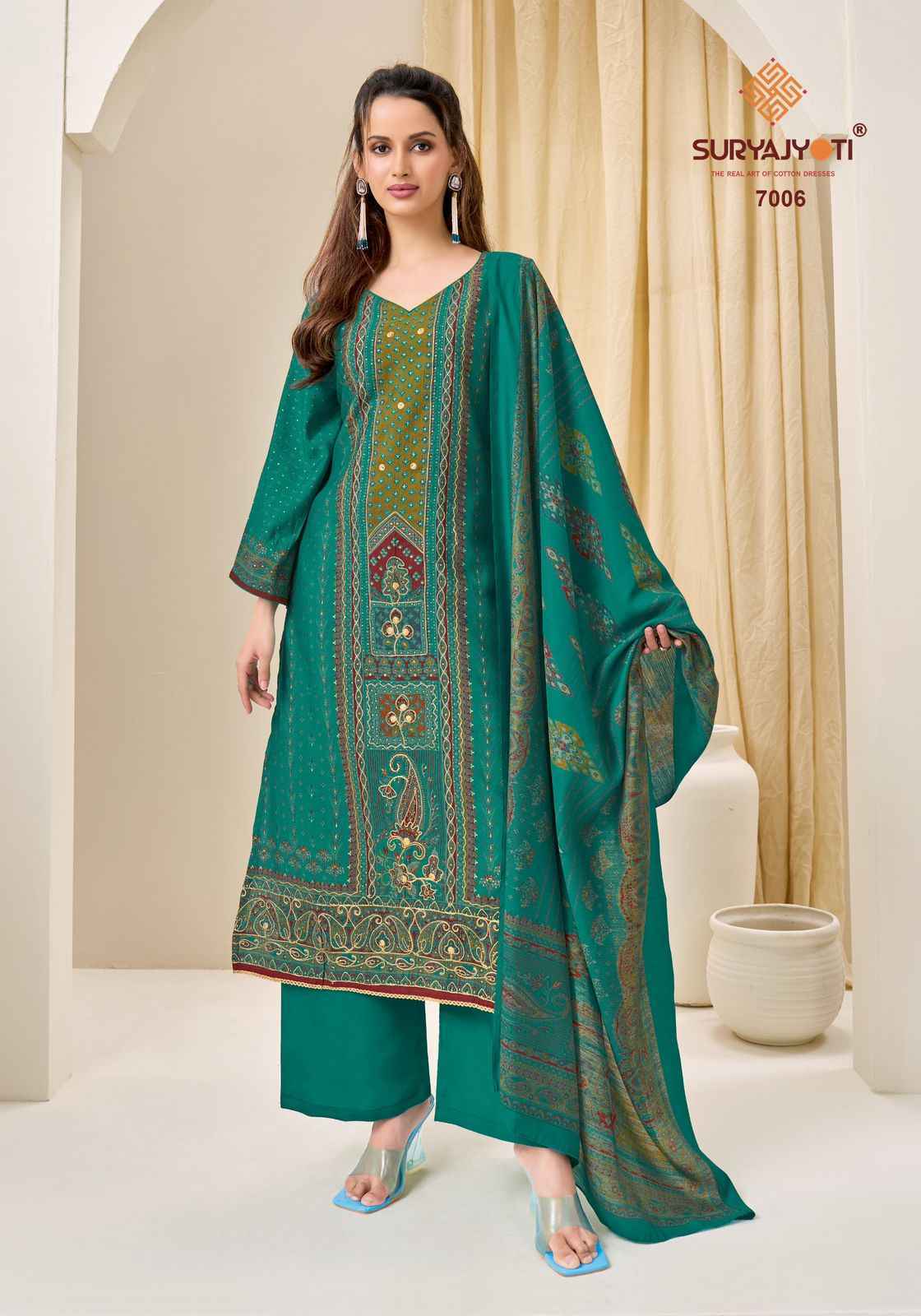 Suryajyoti Payal Advance Vol 7 Modal Salwar Kameez Wholesale Rate ( 6 Pcs Catalog )