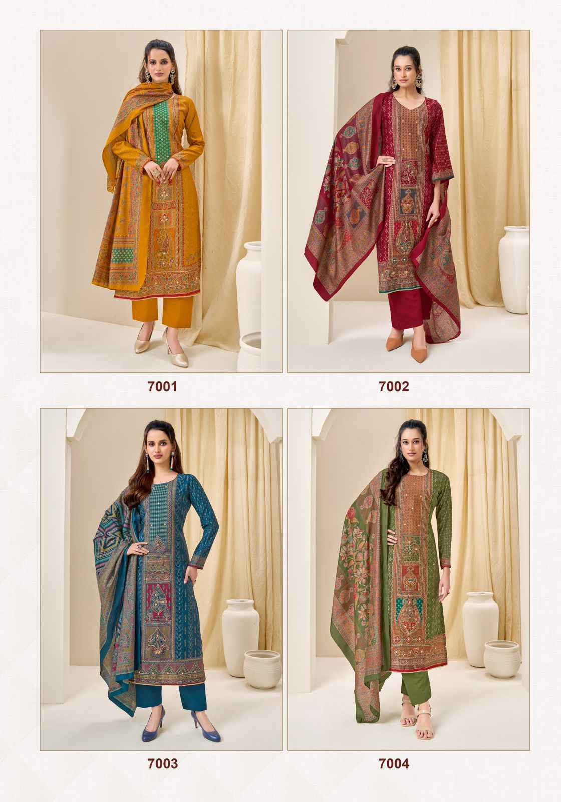 Suryajyoti Payal Advance Vol 7 Modal Salwar Kameez Wholesale Rate ( 6 Pcs Catalog )