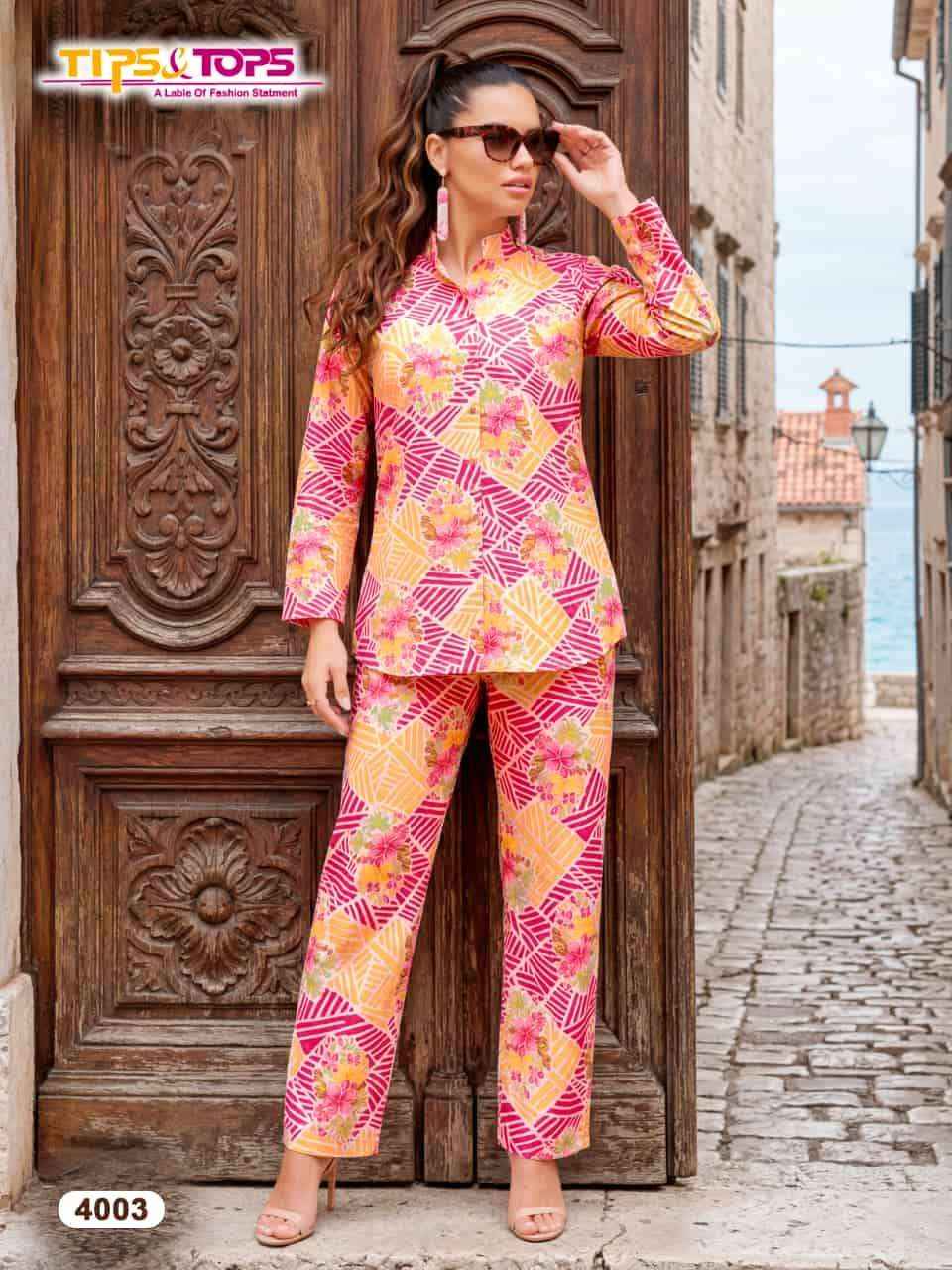 Tips And Tops Cotton Trends Vol 4 Cotton Co Ord Set Wholesale Price ( 6 Pcs Catalogue )