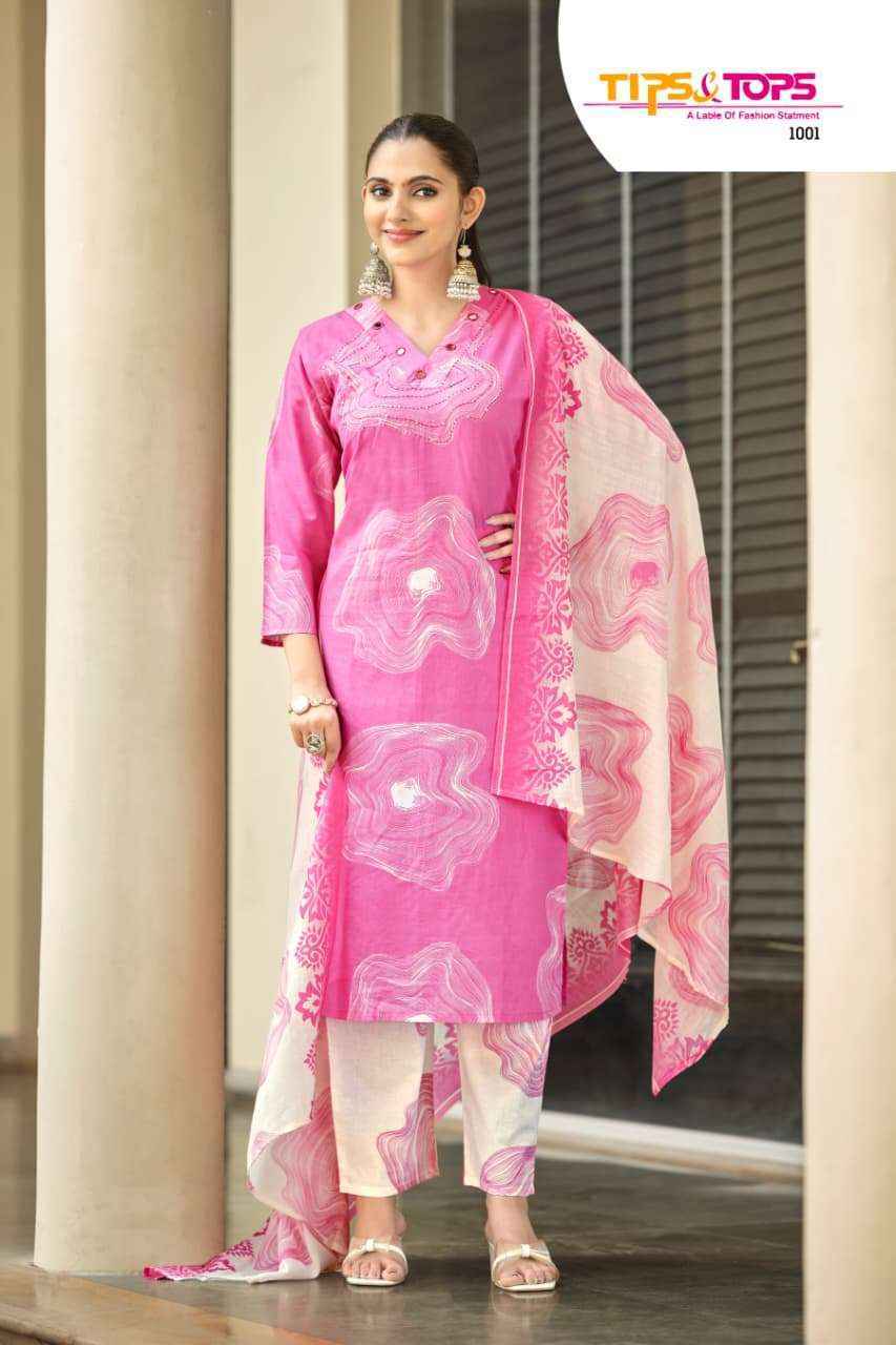 Tips & Tops Summer Stories Cotton Readymade Suits Wholesale Price ( 6 pcs Catalogue )