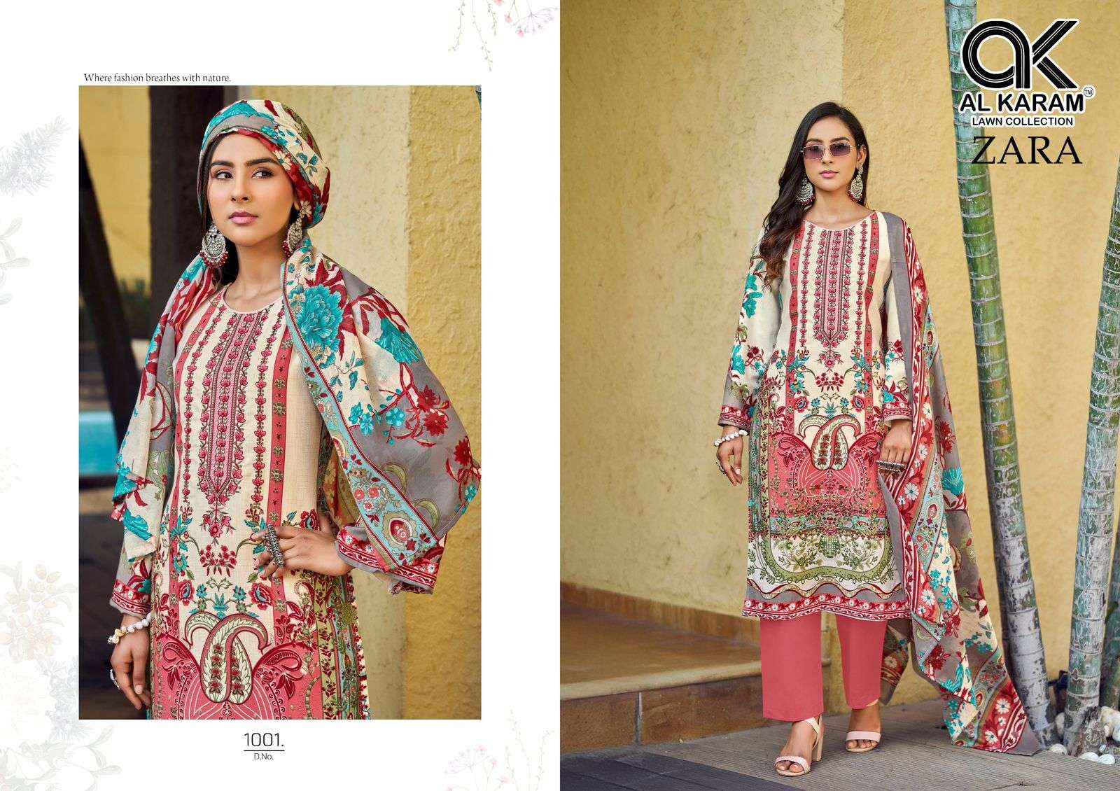 Al Karam Zara Fancy Rayon Salwar Kameez Wholesale Rate ( 6 Pcs Catalog )