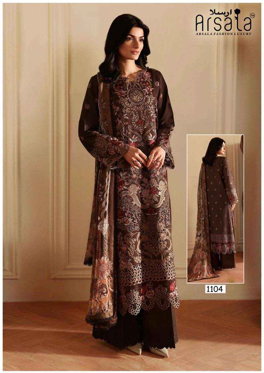 Arsala Amira Vol 11 Pure Lawn Cotton Dress Material Wholesale Price ( 6 Pcs Catalogue )