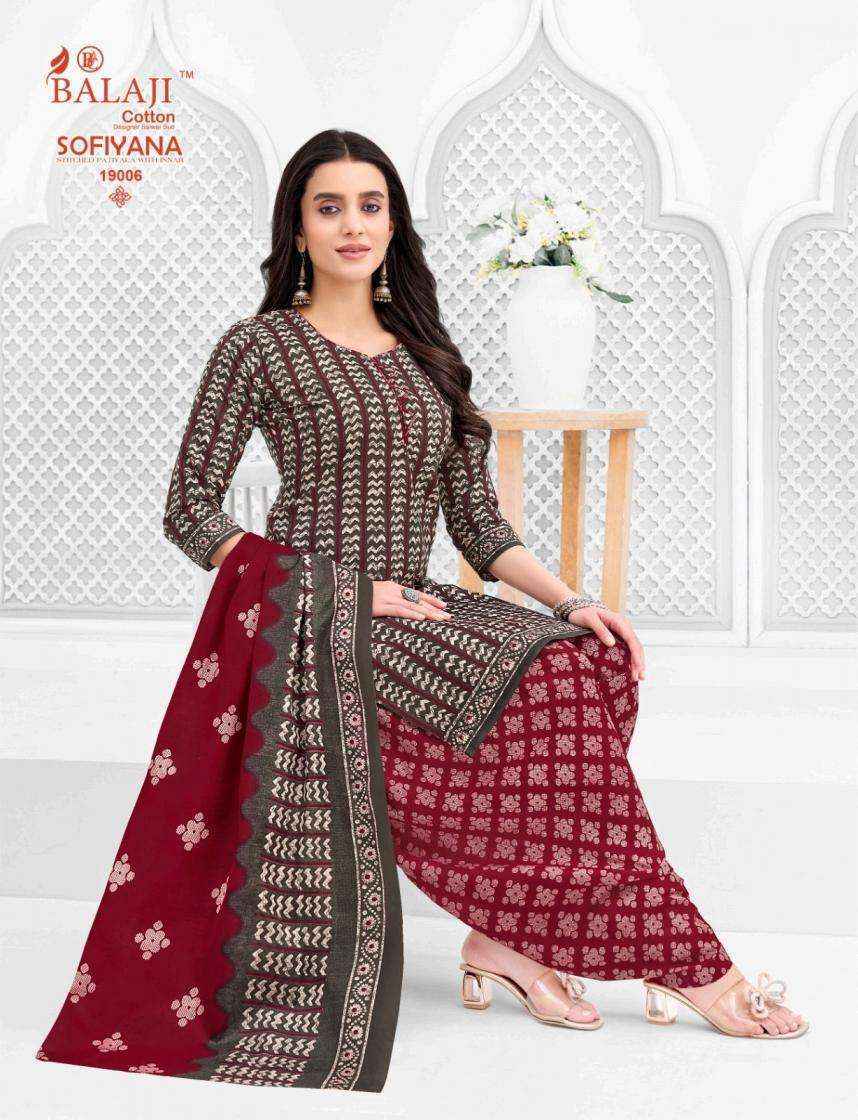 Balaji Sofiyana Vol 19 Readymade Cotton Dress Wholesale Rate ( 12 Pcs Catalog )