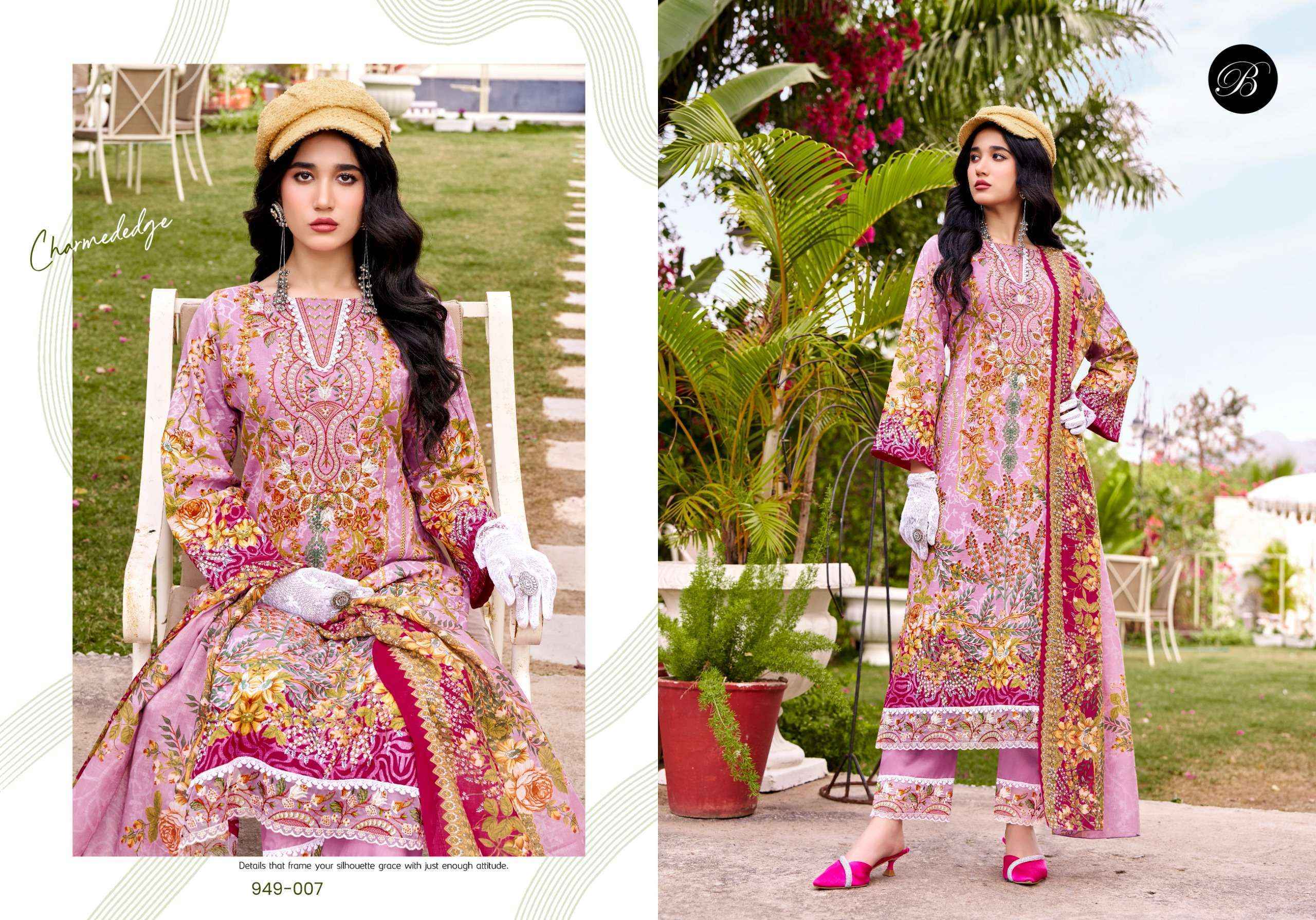 Belliza Designer Gulistaan Cotton Dress Material Wholesale Price ( 8 pcs Catalogue )