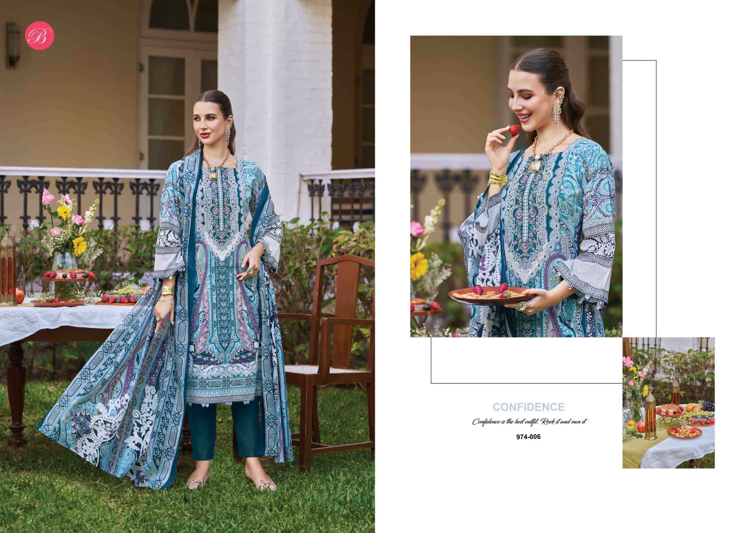 Belliza Naira Vol 140 Fancy Cotton Salwar Kameez Wholesale Rate ( 8 Pcs Catalog )