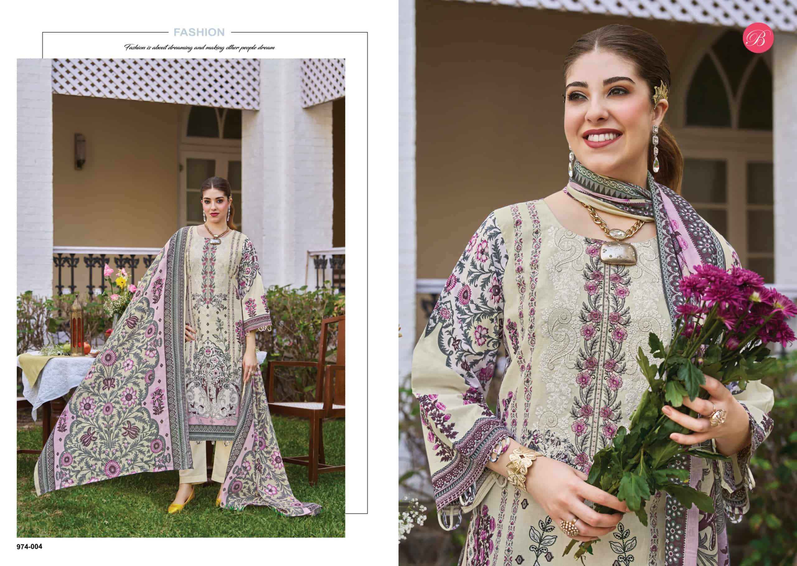 Belliza Naira Vol 140 Fancy Cotton Salwar Kameez Wholesale Rate ( 8 Pcs Catalog )