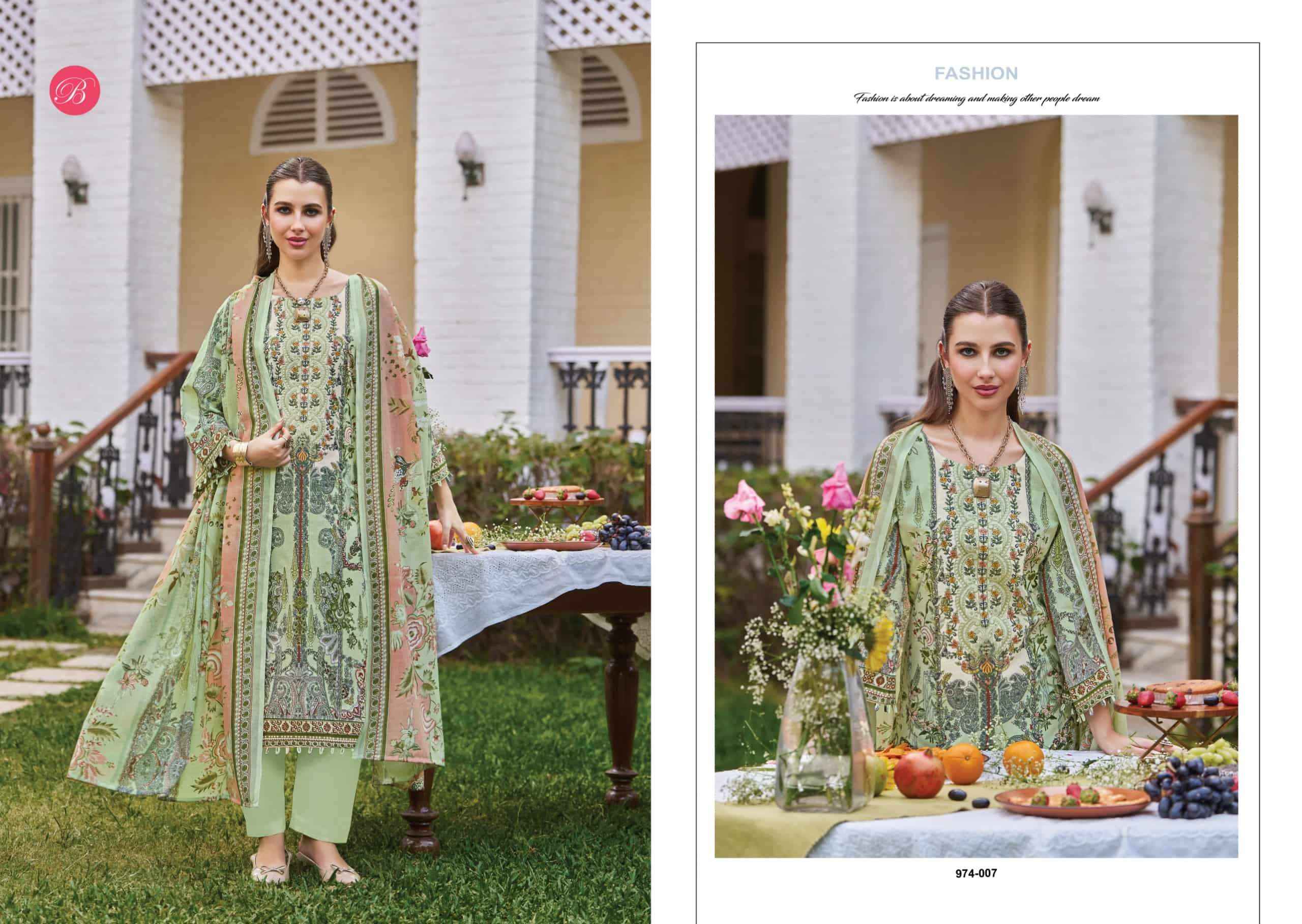 Belliza Naira Vol 140 Fancy Cotton Salwar Kameez Wholesale Rate ( 8 Pcs Catalog )
