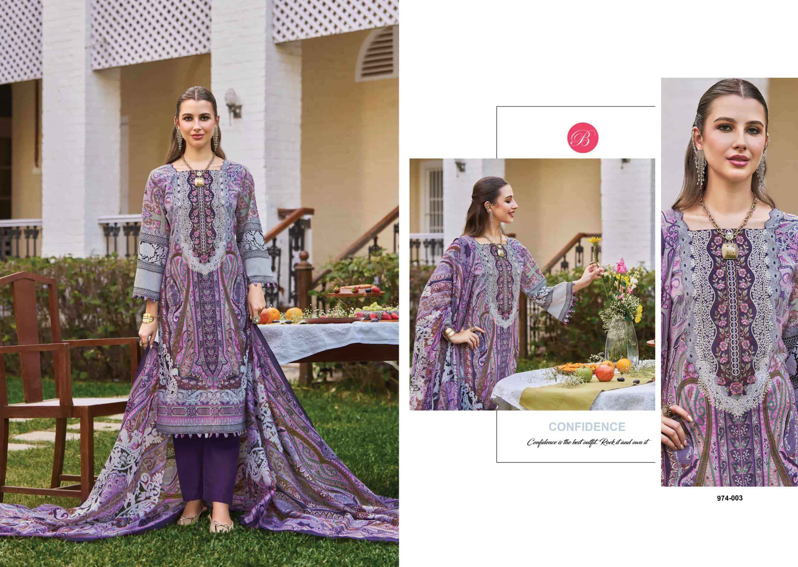 Belliza Naira Vol 140 Fancy Cotton Salwar Kameez Wholesale Rate ( 8 Pcs Catalog )
