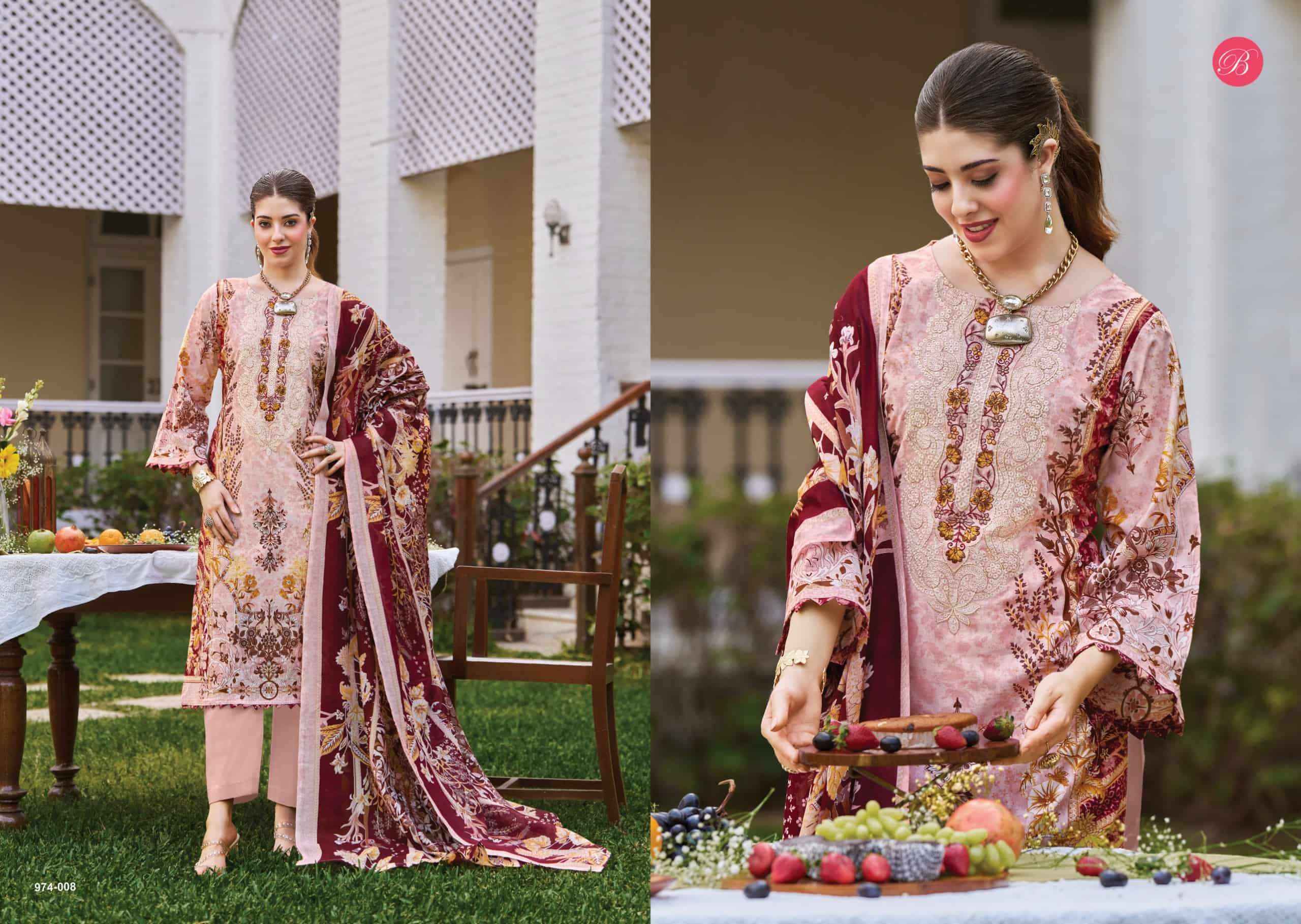 Belliza Naira Vol 140 Fancy Cotton Salwar Kameez Wholesale Rate ( 8 Pcs Catalog )
