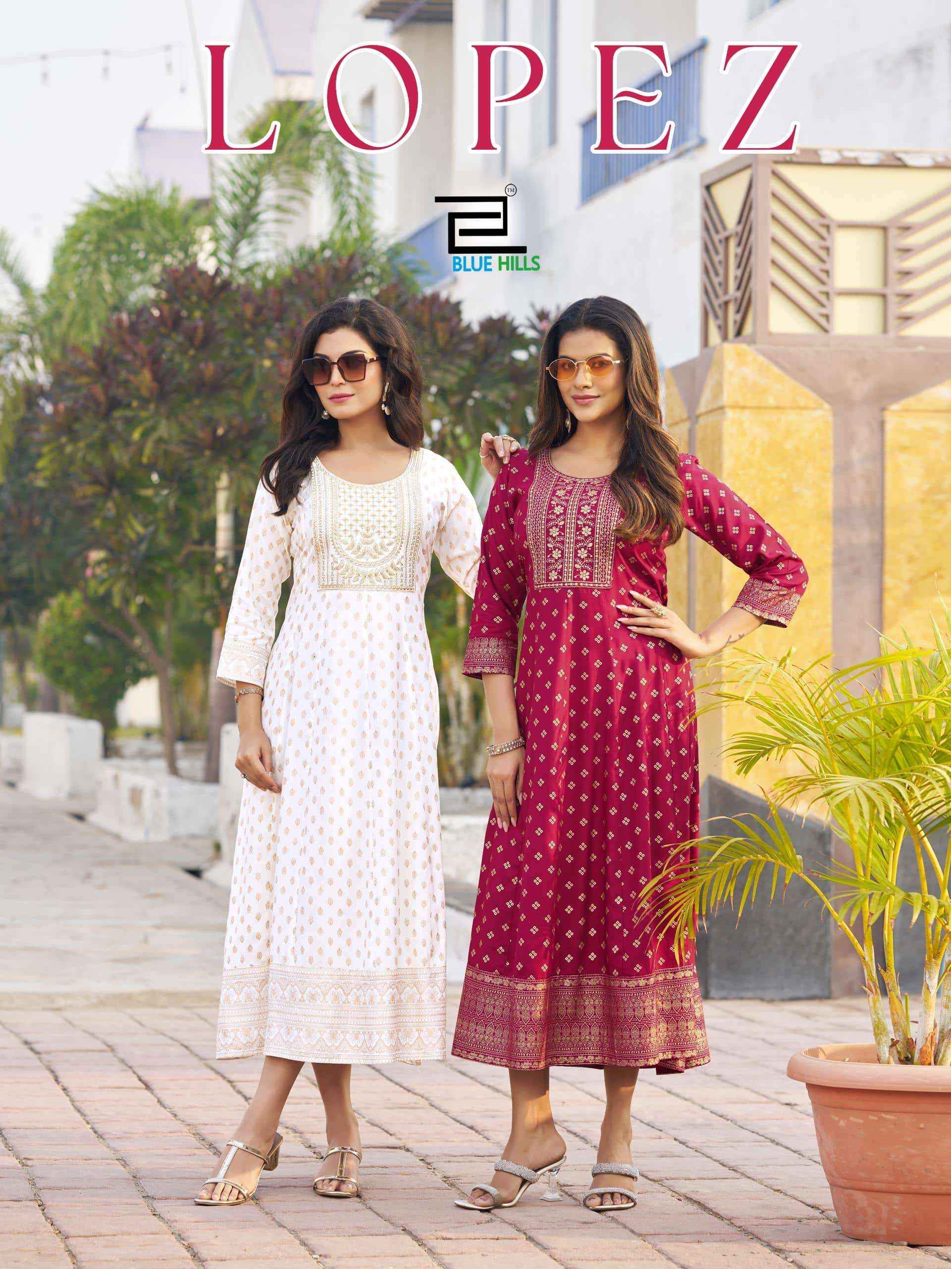 Blue Hills Lopez Anarkali Rayon Gown Suits Wholesale Price ( 6 Pcs Catalogue )