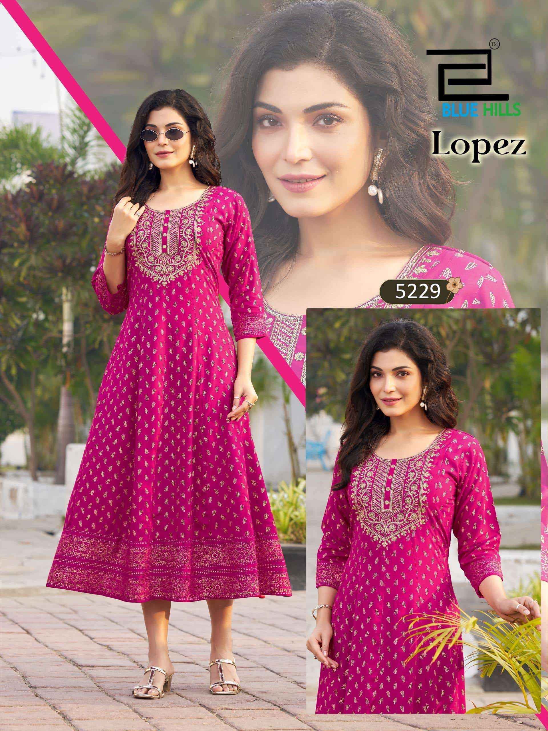 Blue Hills Lopez Anarkali Rayon Gown Suits Wholesale Price ( 6 Pcs Catalogue )