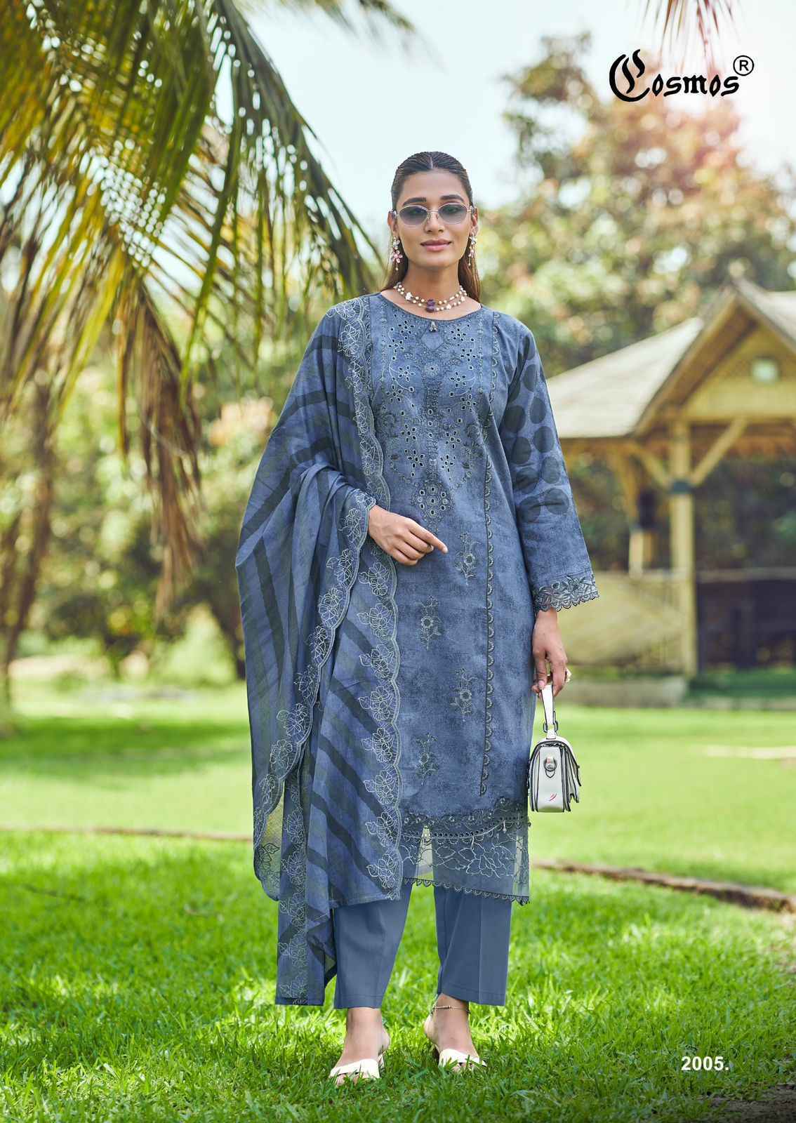 Cosmos Bin Saeed Premium Vol 2 Cotton Pakistani Suits Wholesale Price ( 6 pcs Catalogue )