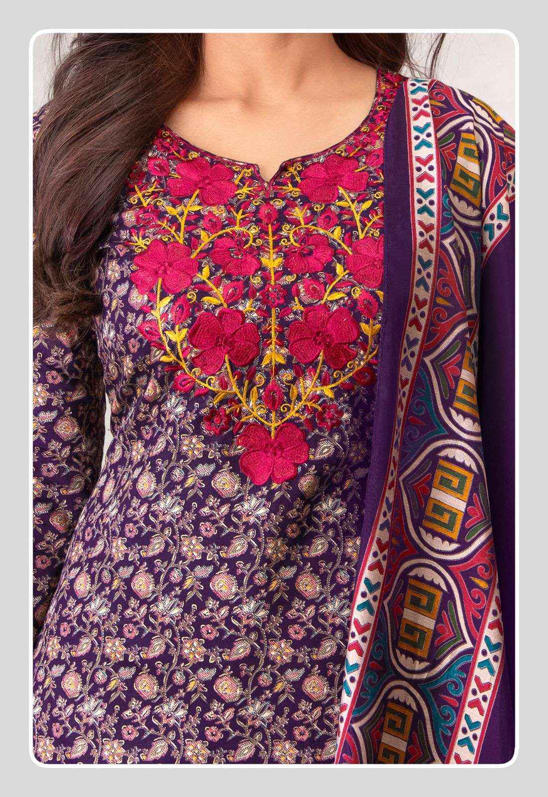 Deeptex Prints Mausami Vol 2 Heavy Jam Satin Dress Material Wholesale ( 8 Pcs Catalogue )