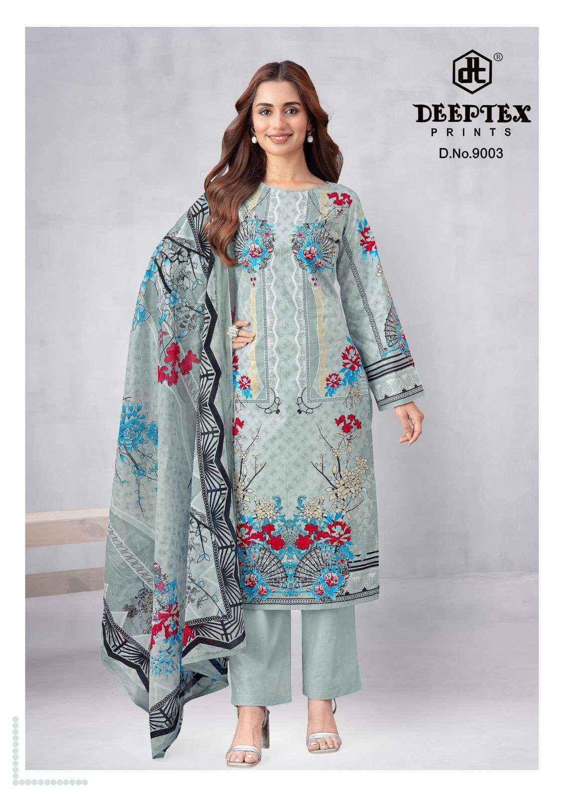 Deeptex Prints Roohi Zara Vol 9 Lawn Cotton Dress Material Wholesale Price ( 8 pcs Catalogue )
