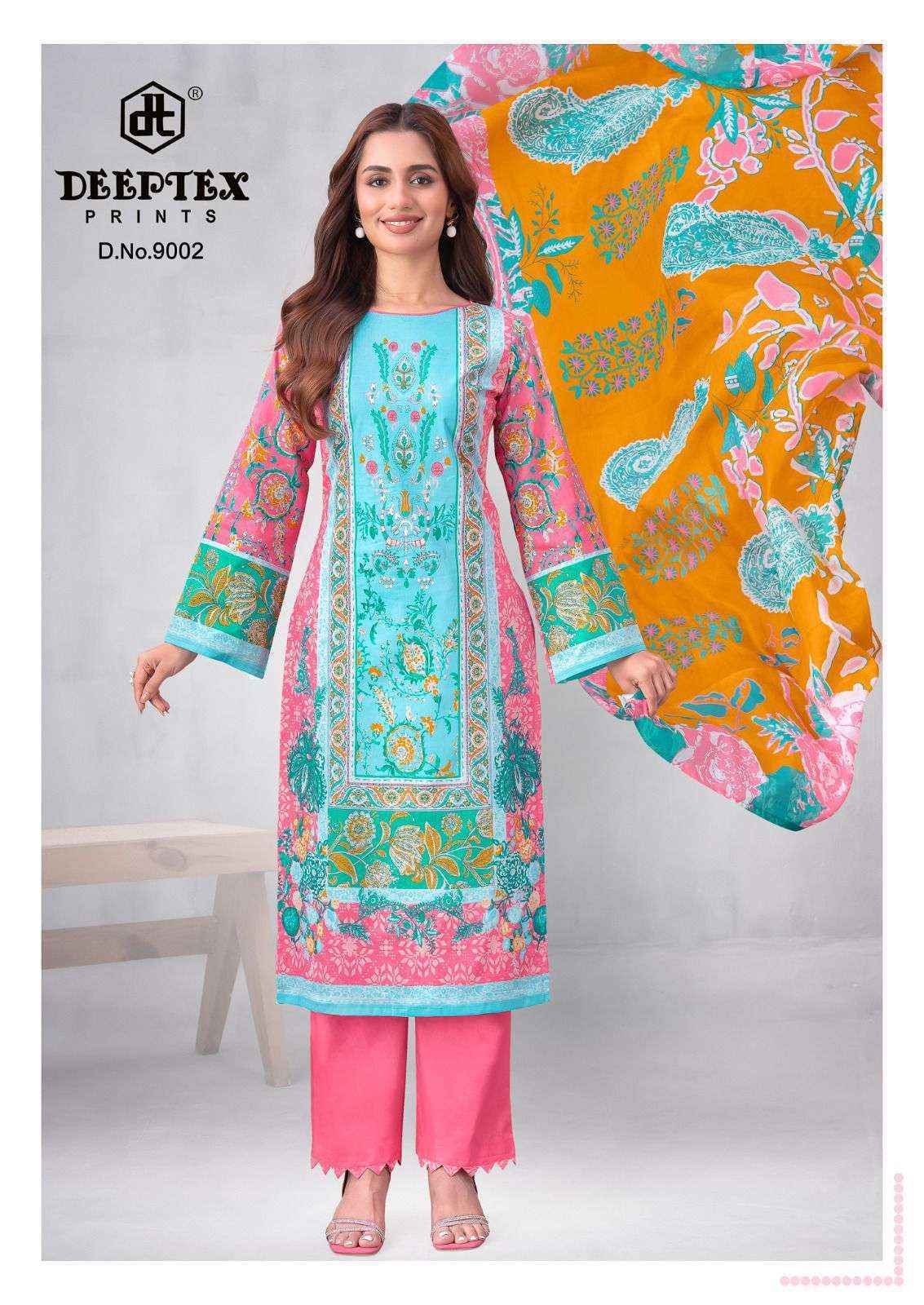 Deeptex Prints Roohi Zara Vol 9 Lawn Cotton Dress Material Wholesale Price ( 8 pcs Catalogue )