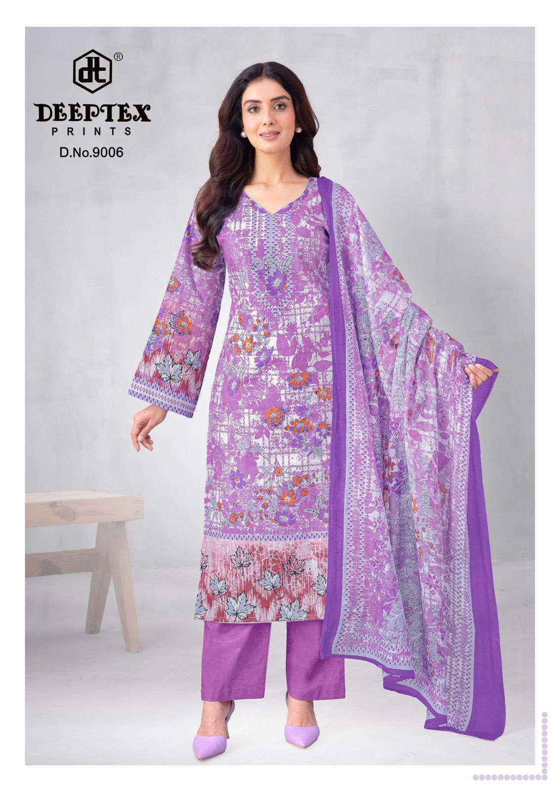 Deeptex Prints Roohi Zara Vol 9 Lawn Cotton Dress Material Wholesale Price ( 8 pcs Catalogue )