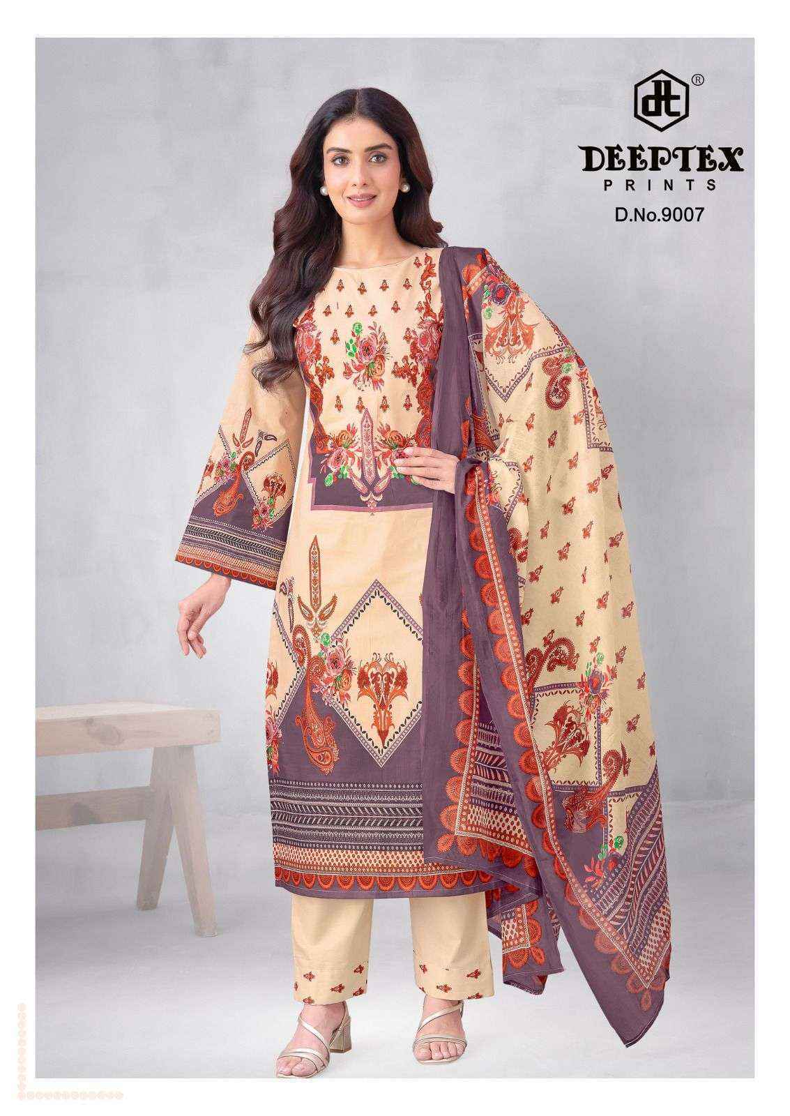 Deeptex Prints Roohi Zara Vol 9 Lawn Cotton Dress Material Wholesale Price ( 8 pcs Catalogue )