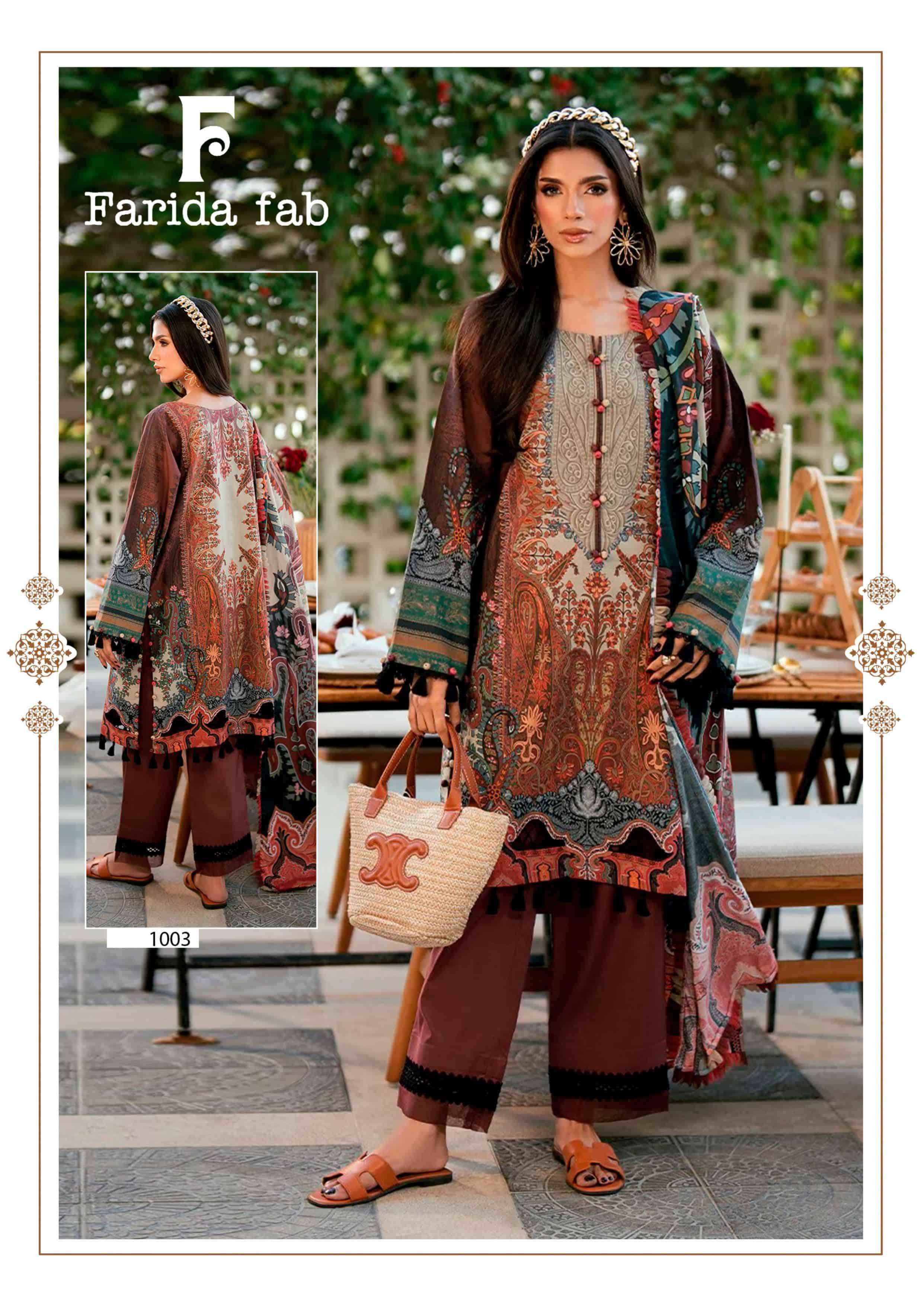 Farida Fab Julfat Vol 11 Pakistani Dress Material Wholesale Online Price ( 6 Pcs Catalogue )