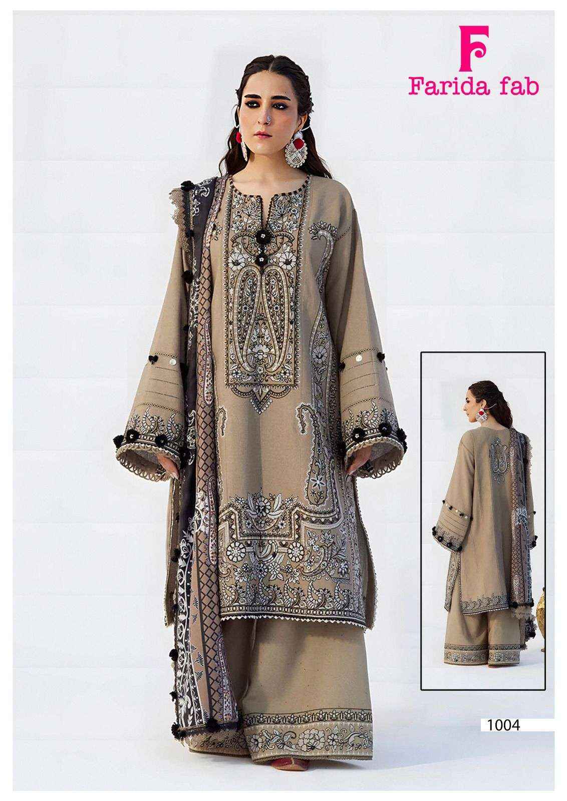 Farida Fab Parian Dream Vol 22 Designer Printed Cotton Salwar Kameez Wholesale Rate ( 6 Pcs Catalog )