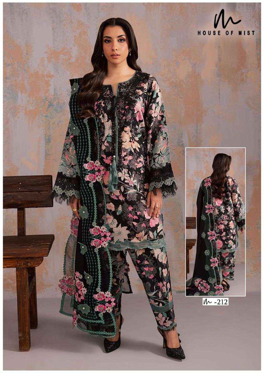 House Of Mist Ghazal Vol 22 Pure Cotton Dress Material Wholesale Price ( 6 Pcs Catalogue )