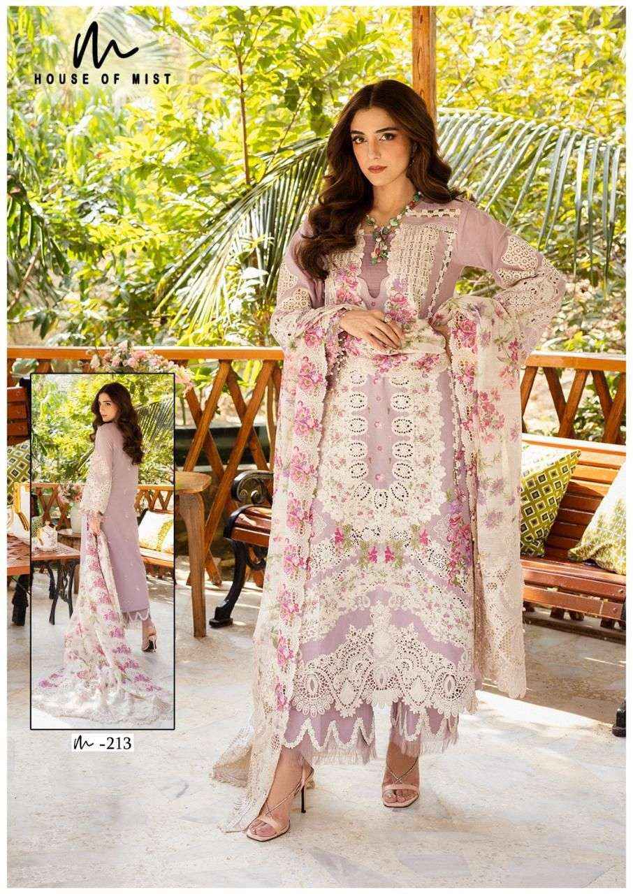 House Of Mist Ghazal Vol 22 Pure Cotton Dress Material Wholesale Price ( 6 Pcs Catalogue )