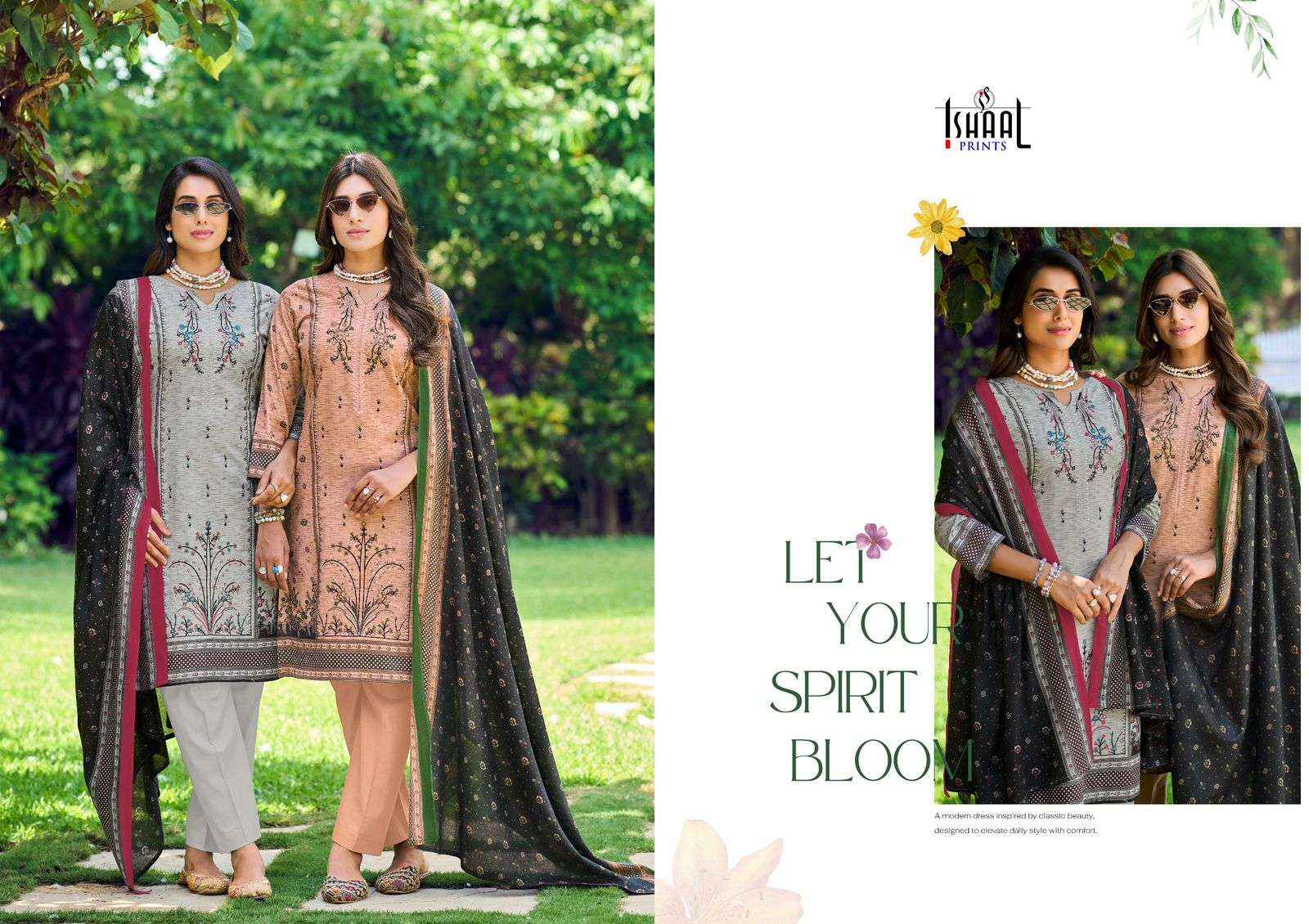 Ishaal Prints Embroidered Vol 20 Pure Lawn Salwar Kameez Wholesale Rate ( 10 Pcs Catalog )