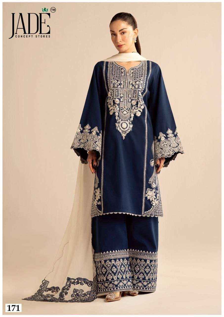 Jade Chevron Vol 18 Heavy Cotton Pakistani Style Salwar Kameez Wholesale Rate ( 6 Pcs Catalog )