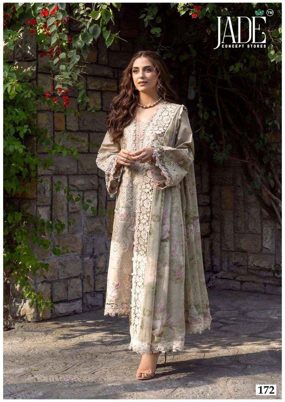 Jade Chevron Vol 18 Heavy Cotton Pakistani Style Salwar Kameez Wholesale Rate ( 6 Pcs Catalog )