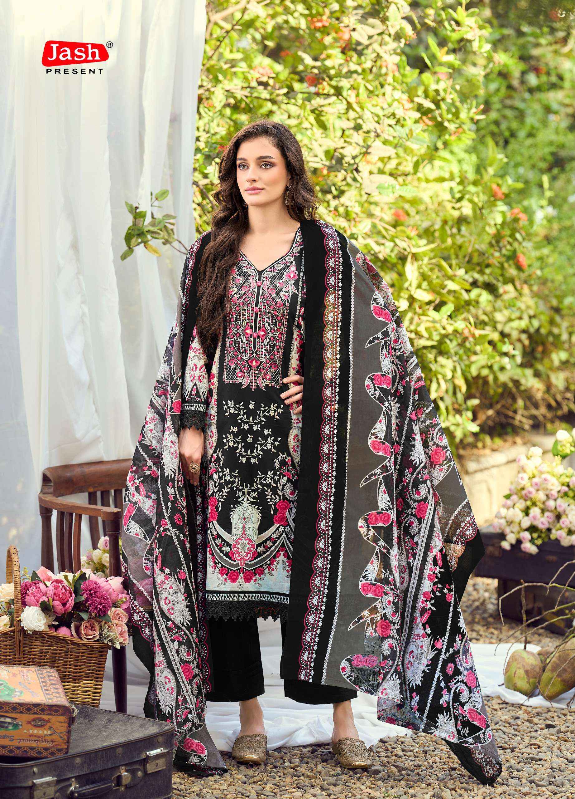 JASH BELLIZA VOL 13 COTTON DIGITAL PRINT SALWAR KAMEEZ WHOLESALE RATE ( 10 PCS CATALOG )