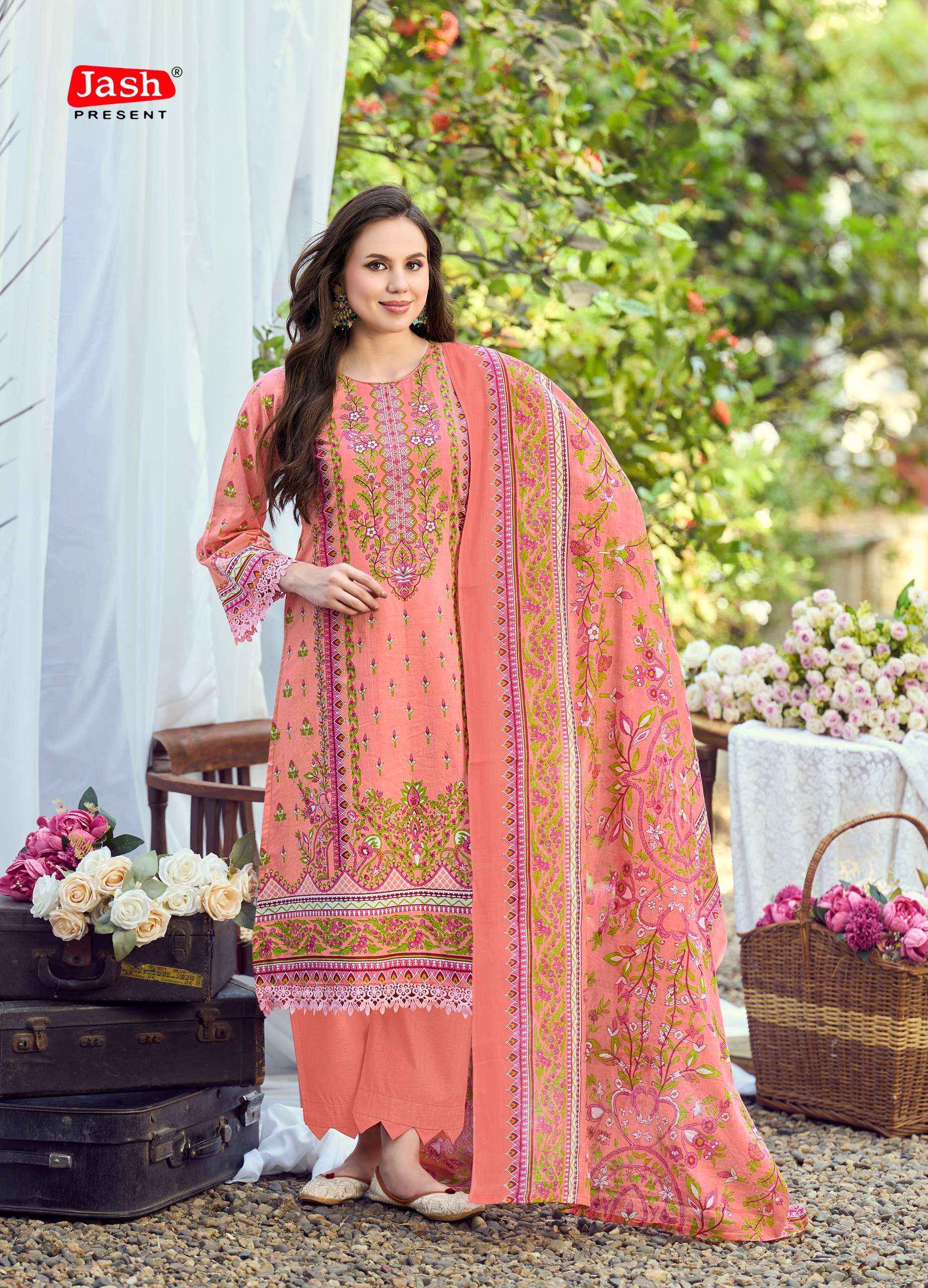 JASH BELLIZA VOL 13 COTTON DIGITAL PRINT SALWAR KAMEEZ WHOLESALE RATE ( 10 PCS CATALOG )